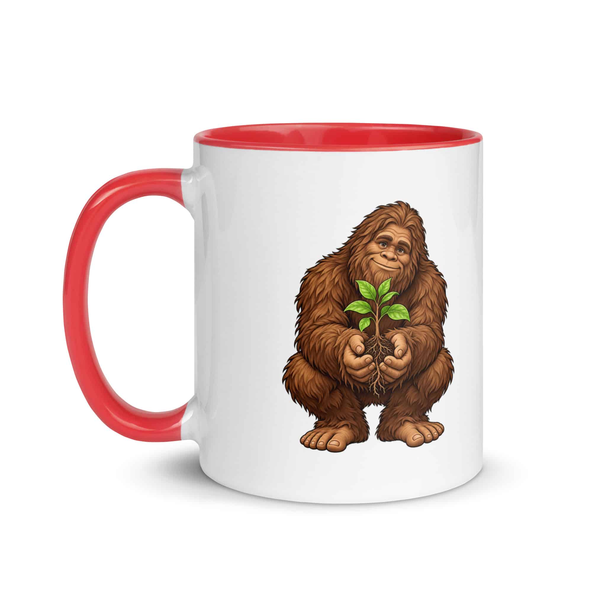 Forest Heart Bigfoot Color Inside Mug