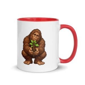 30 Bigfoot Forest Heart Color Inside Coffee Mug - 11 oz - Main