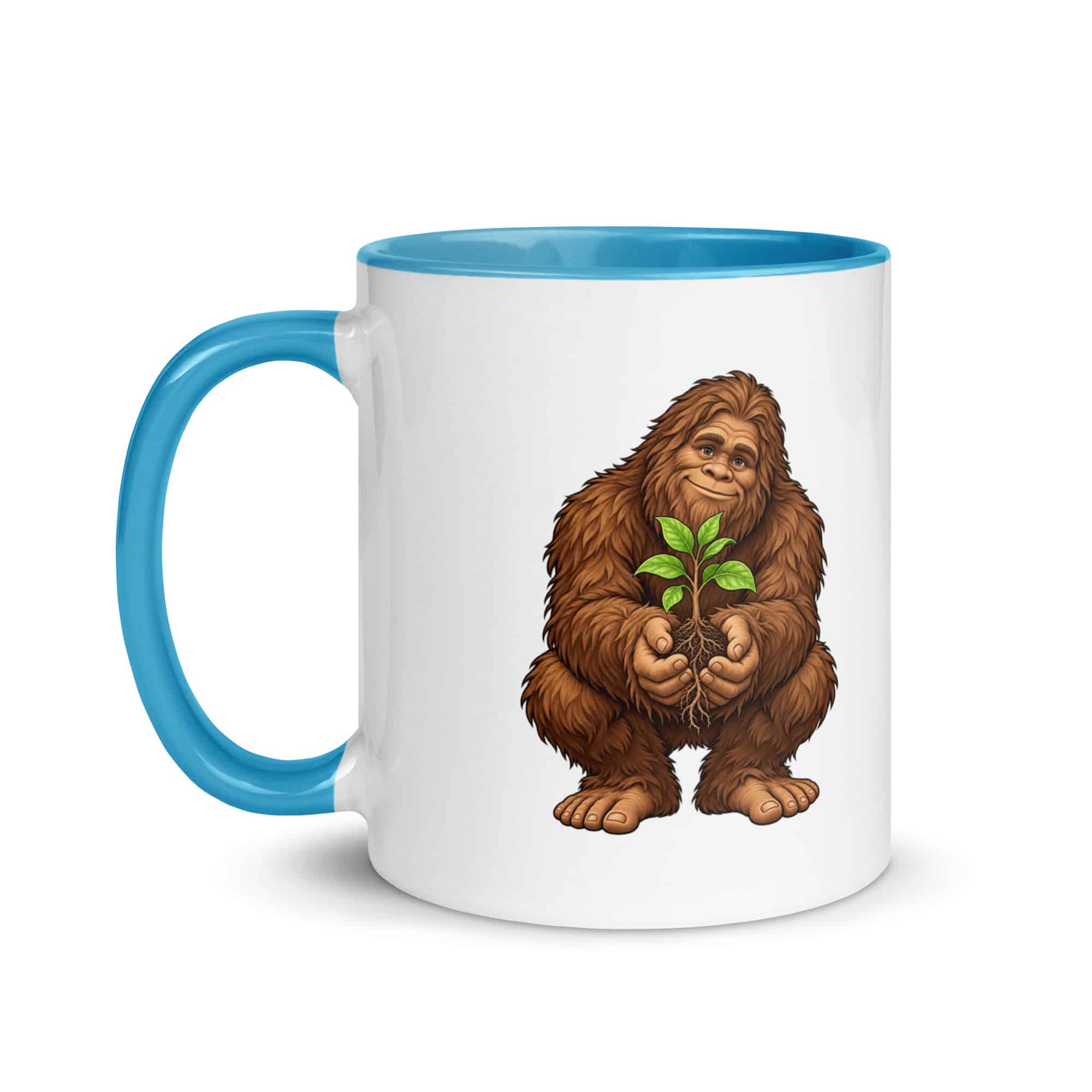 Forest Heart Bigfoot Color Inside Mug