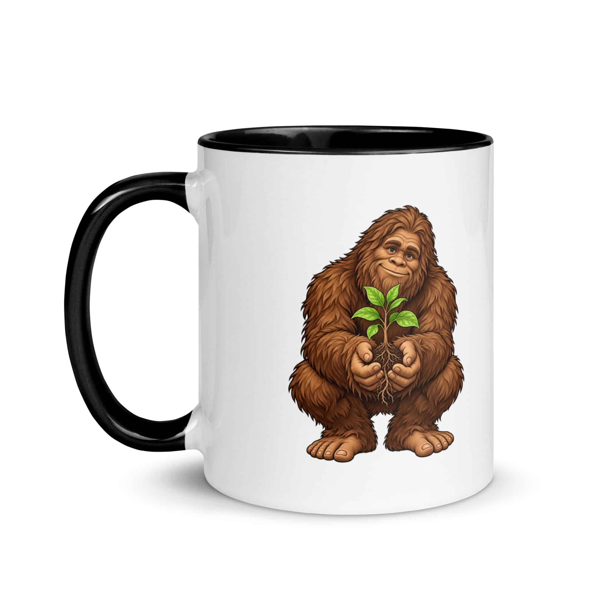 Forest Heart Bigfoot Color Inside Mug