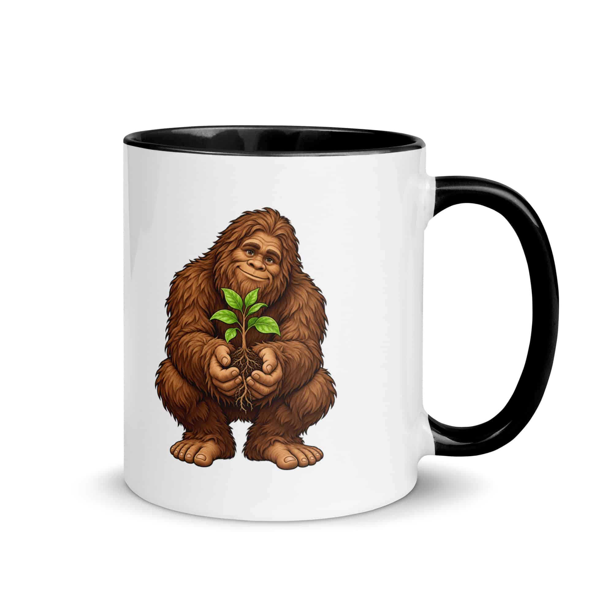 Forest Heart Bigfoot Color Inside Mug