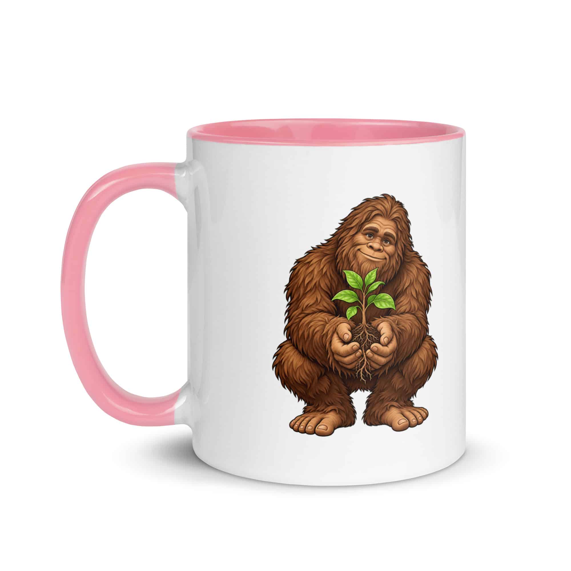 Forest Heart Bigfoot Color Inside Mug