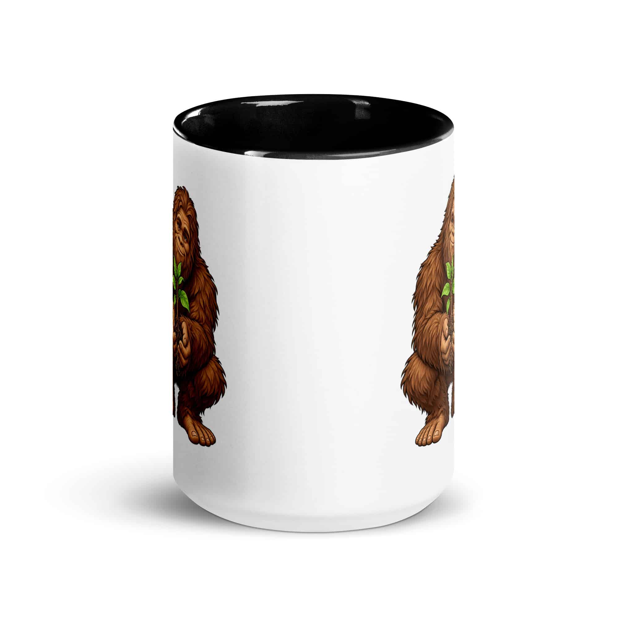 Forest Heart Bigfoot Color Inside Mug
