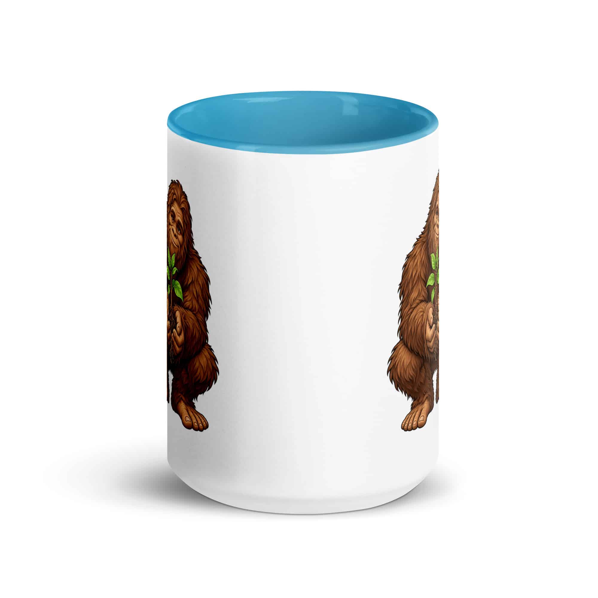 Forest Heart Bigfoot Color Inside Mug