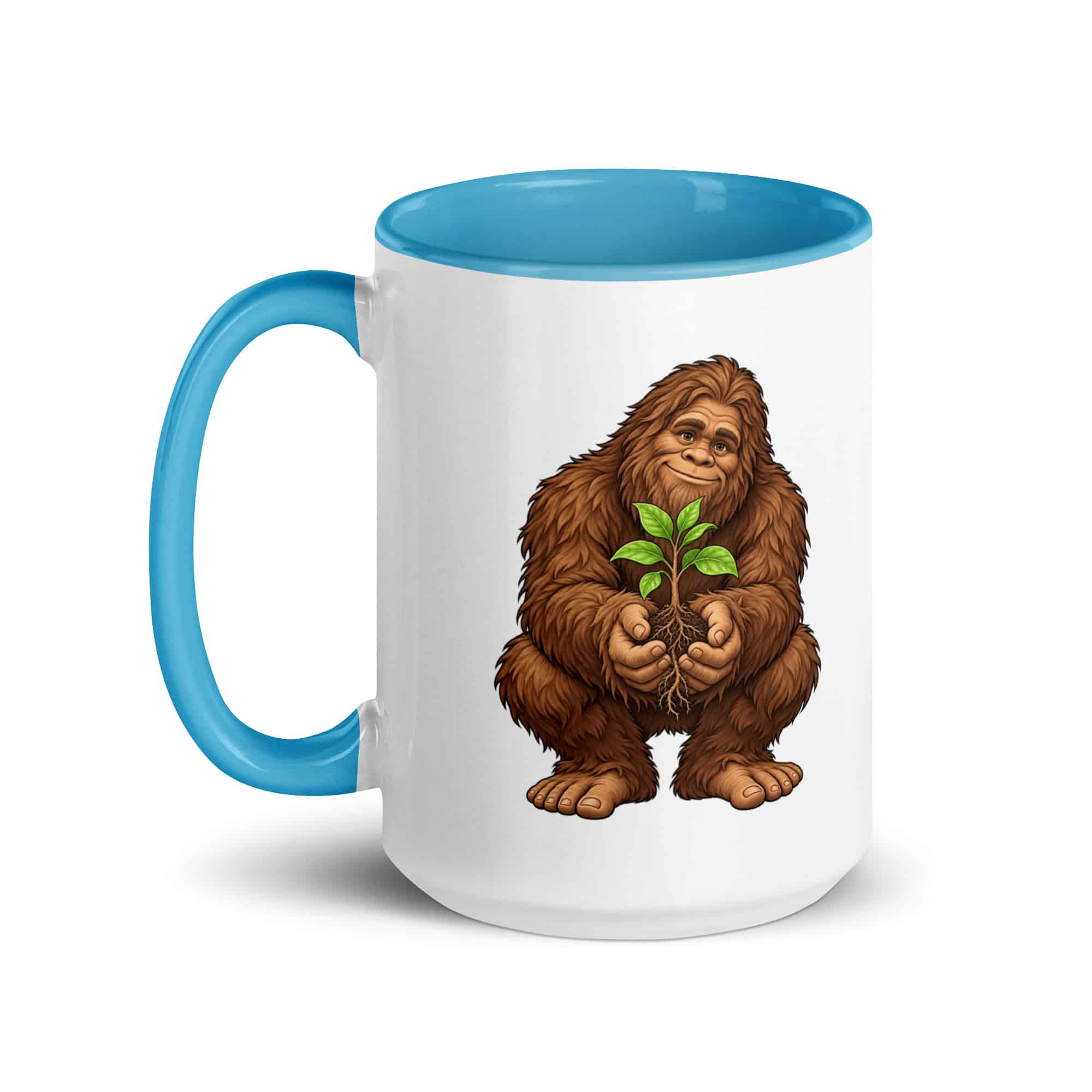 Forest Heart Bigfoot Color Inside Mug