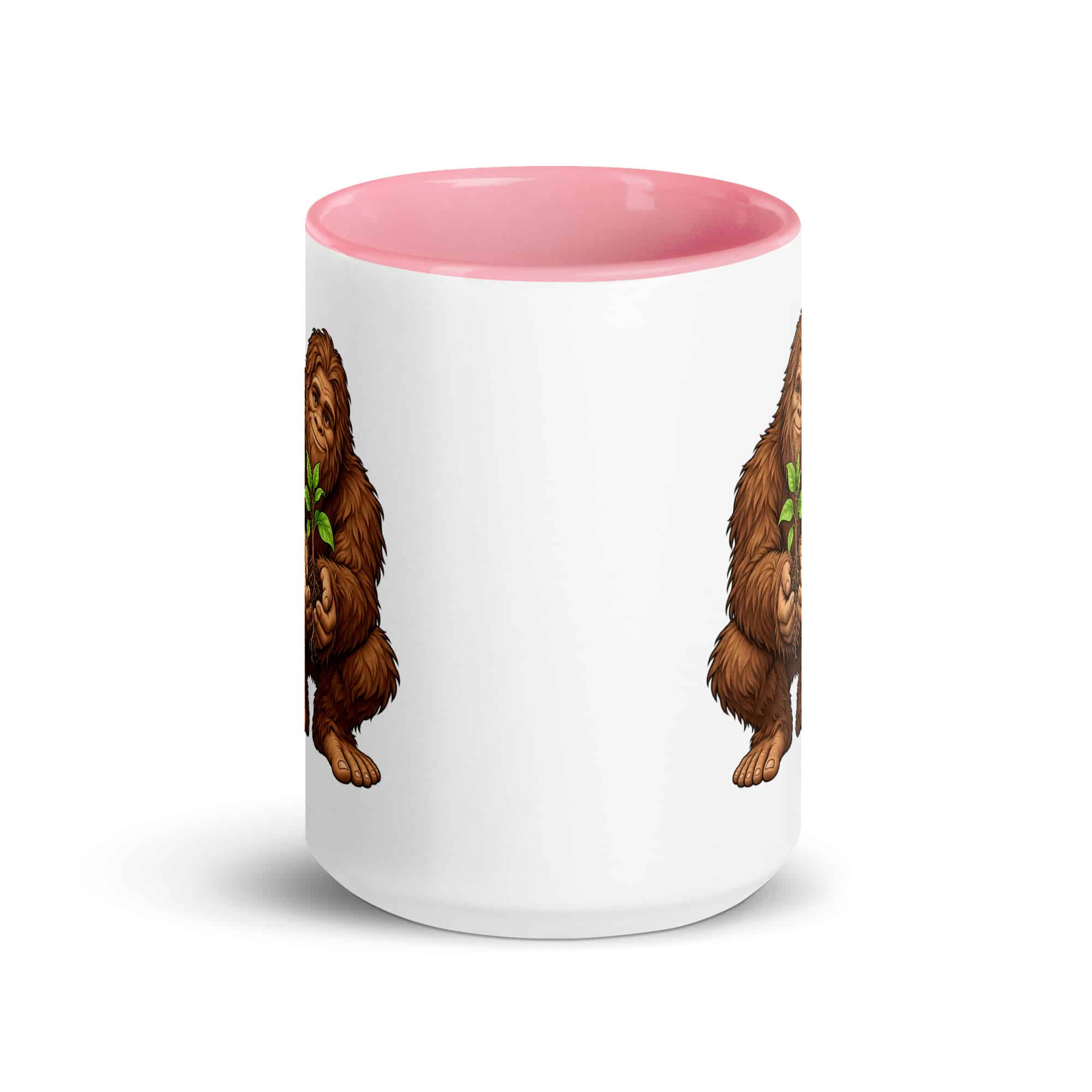 Forest Heart Bigfoot Color Inside Mug