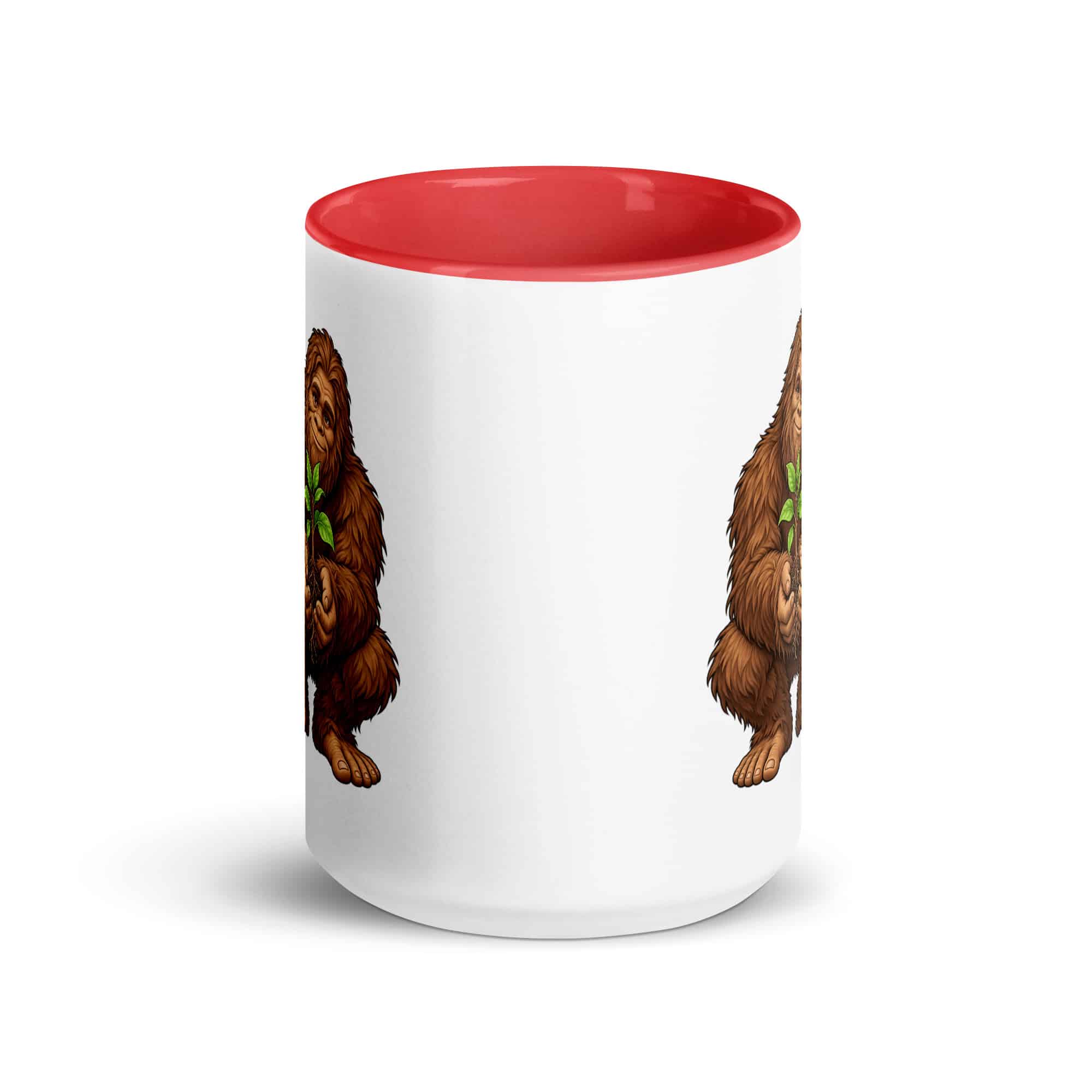 Forest Heart Bigfoot Color Inside Mug