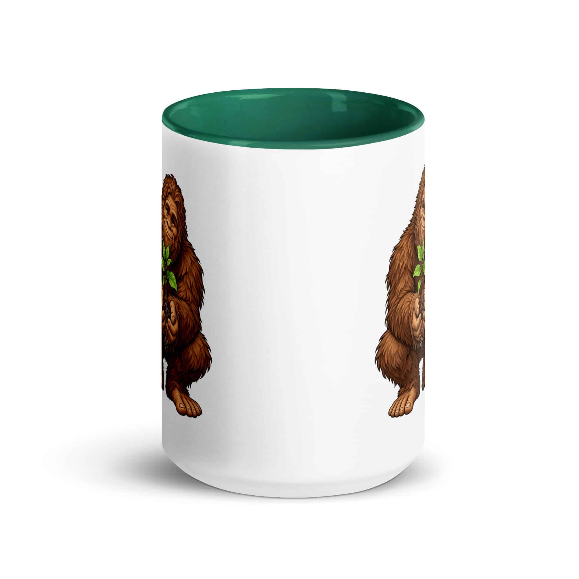 Forest Heart Bigfoot Color Inside Mug