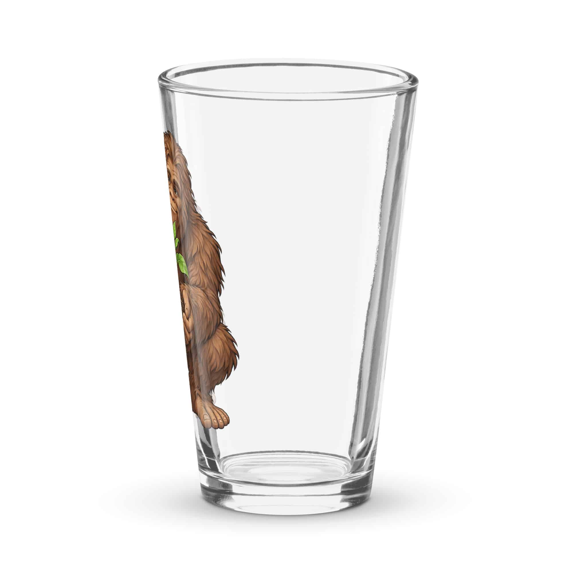 Forest Heart Bigfoot Pint Glass