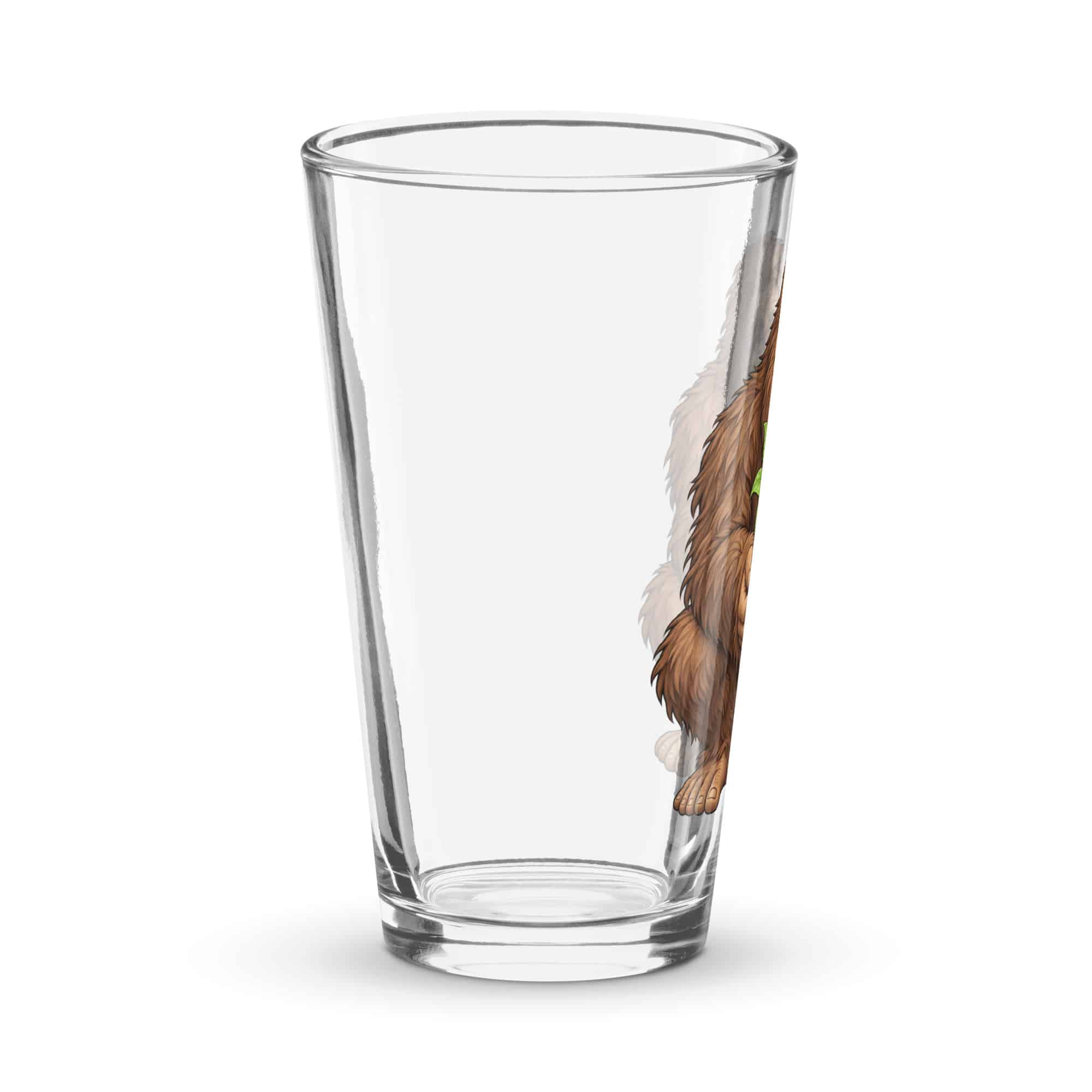 Forest Heart Bigfoot Pint Glass