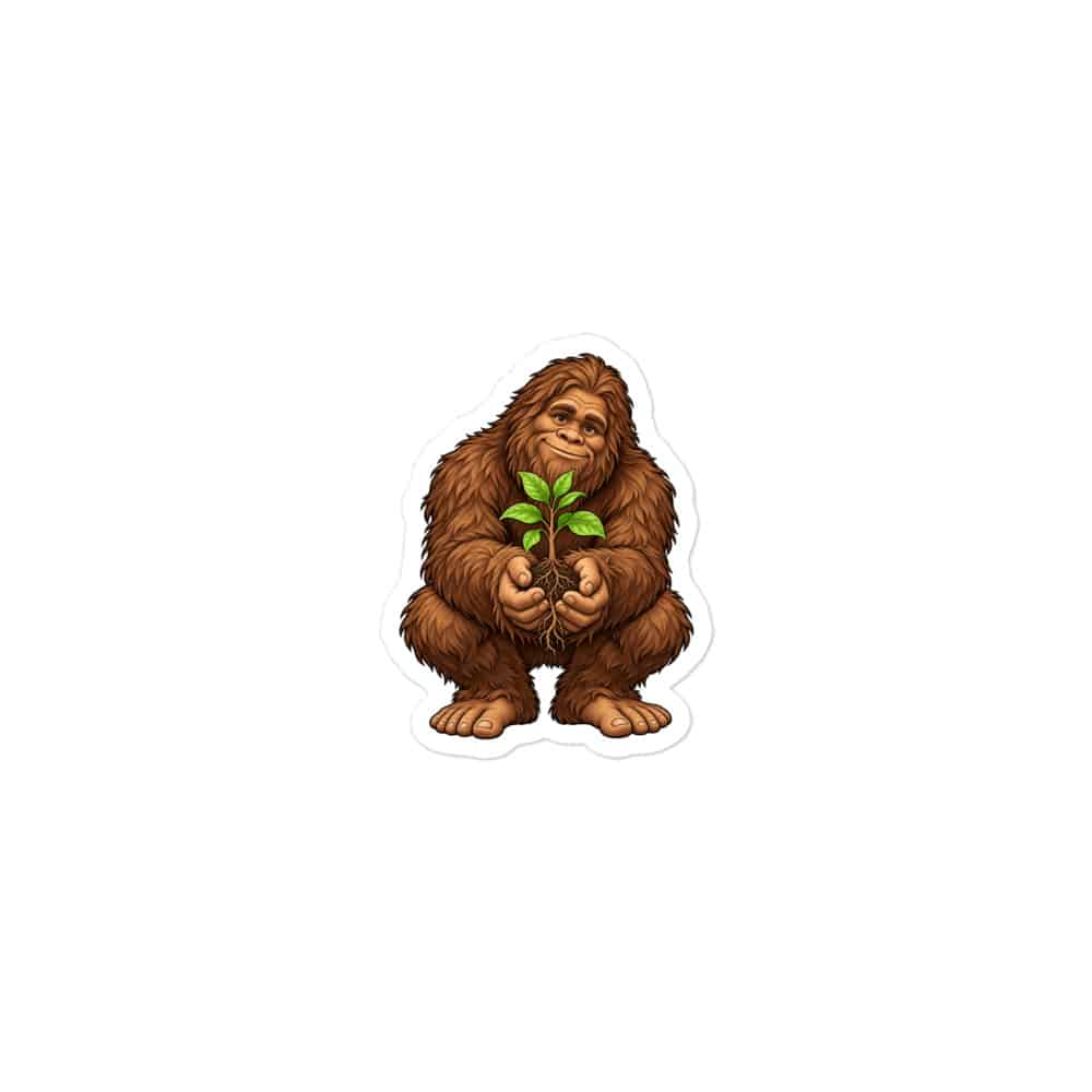Bigfoot Forest Seedling Vinyl Sticker