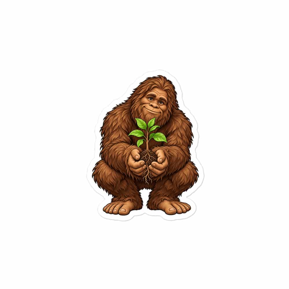 Bigfoot Forest Seedling Vinyl Sticker