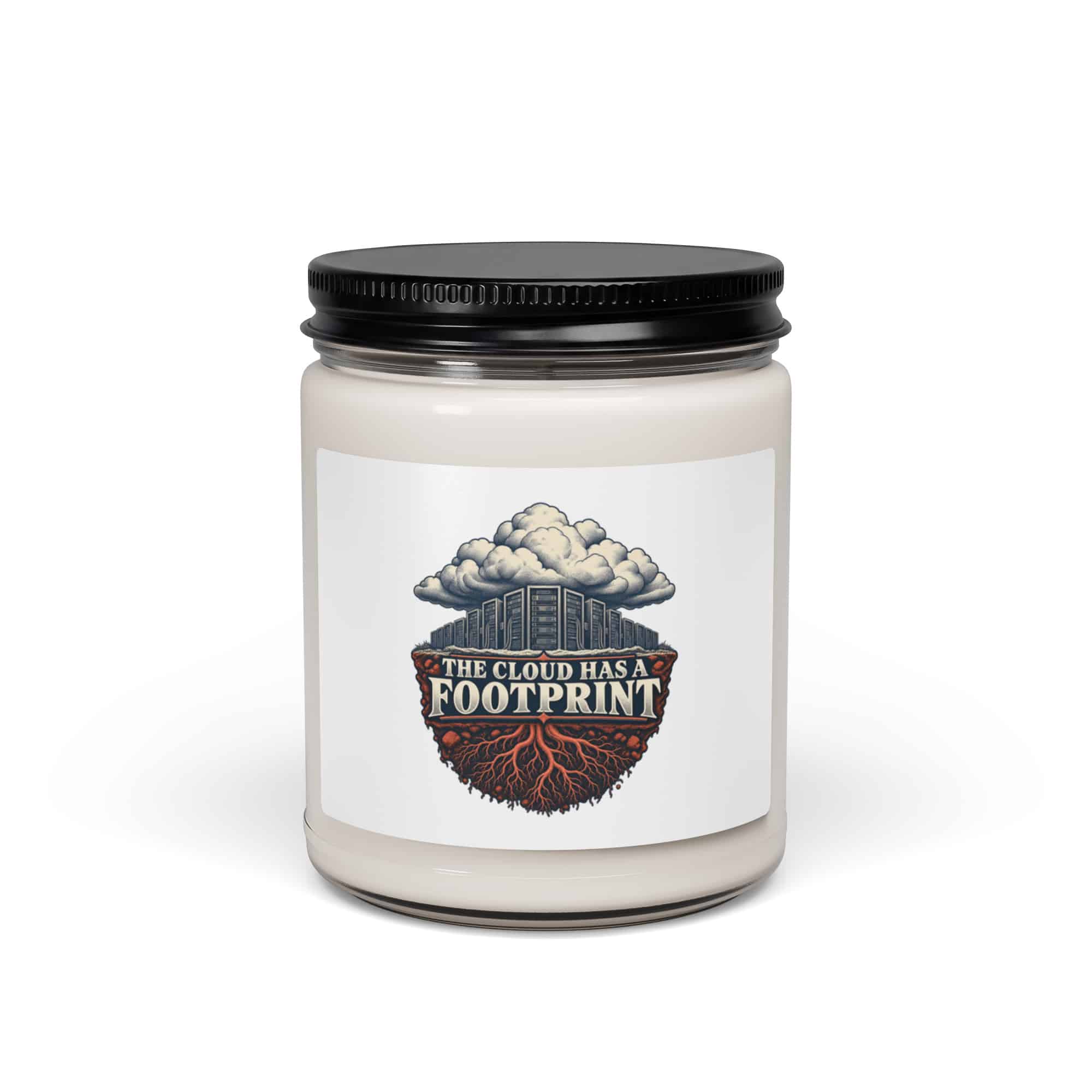 Soy Wax Candle: The cloud has a footprint