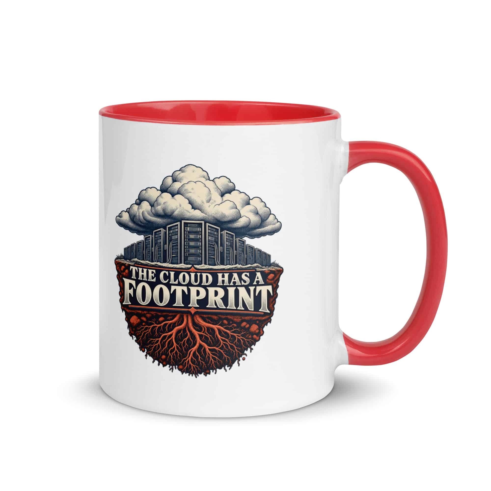 Color Inside Coffee Mug: The cloud has a footprint