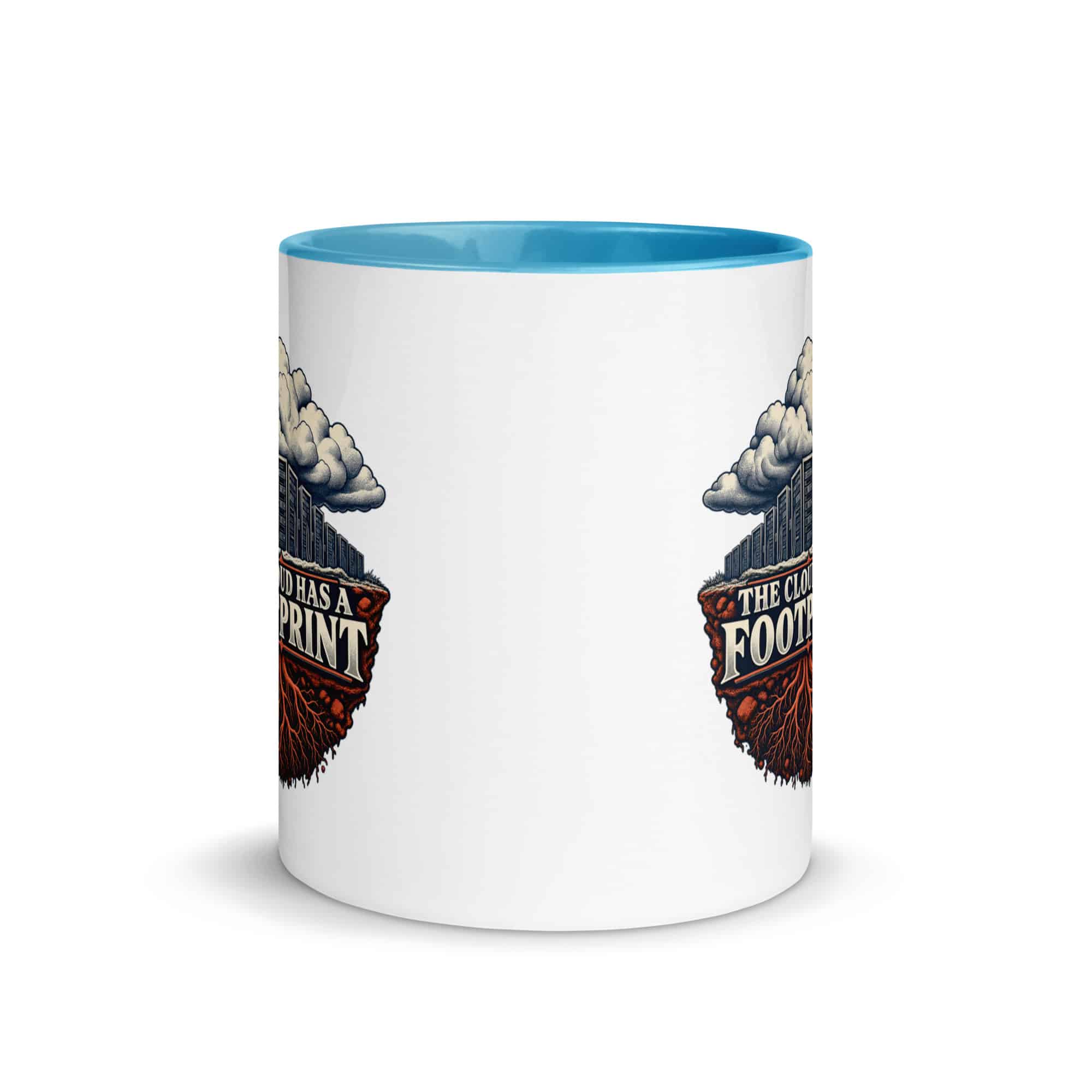 Color Inside Coffee Mug: The cloud has a footprint