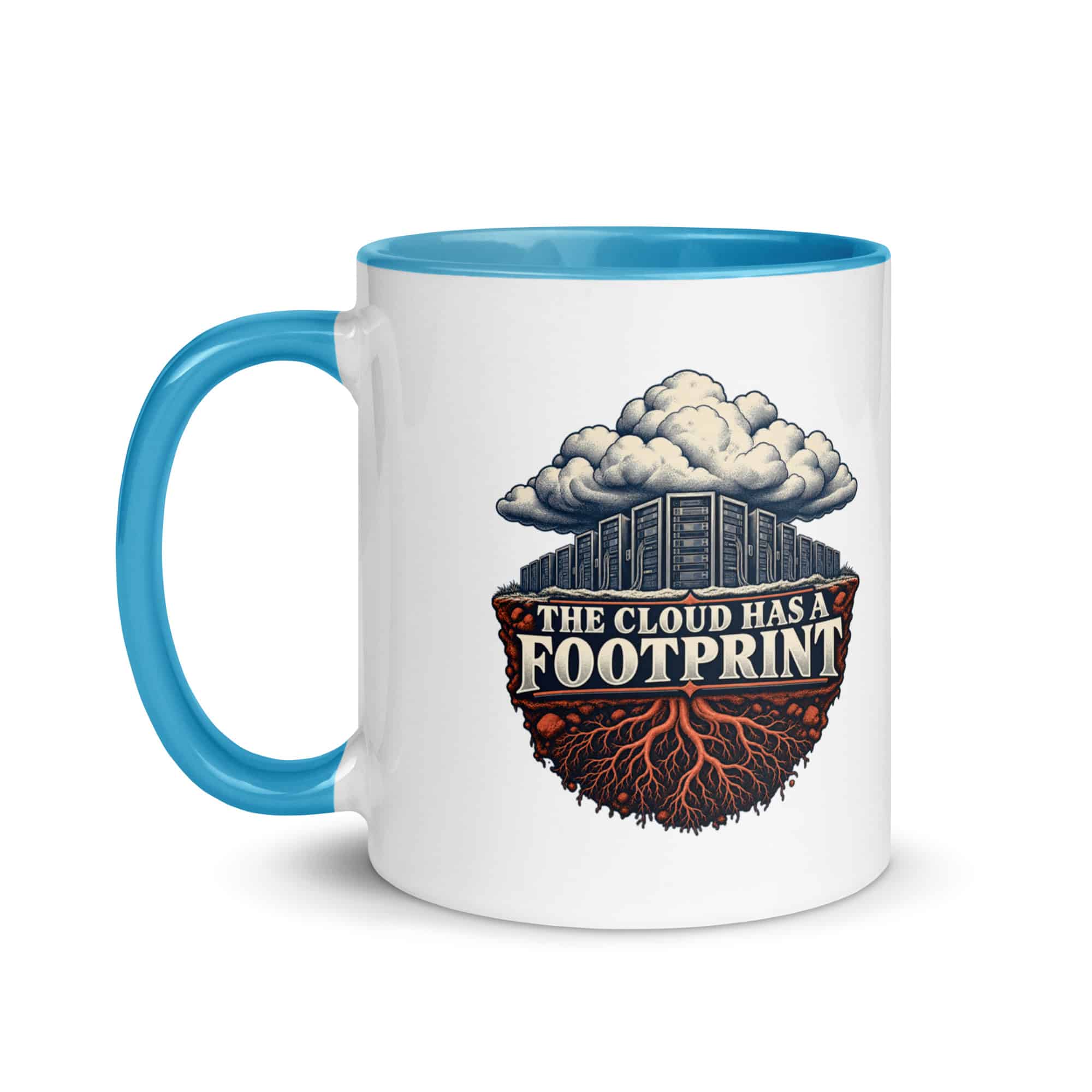 Color Inside Coffee Mug: The cloud has a footprint