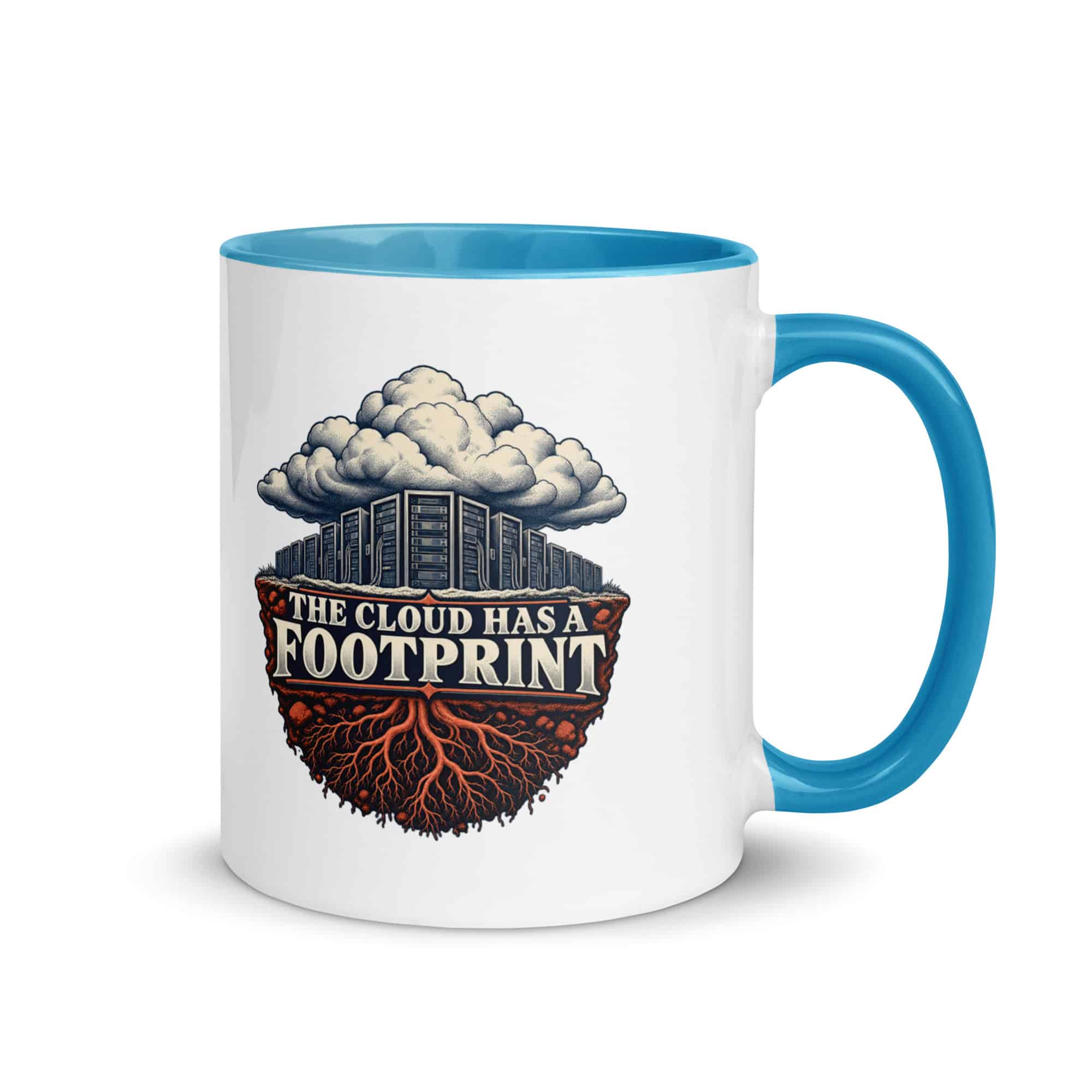 Color Inside Coffee Mug: The cloud has a footprint