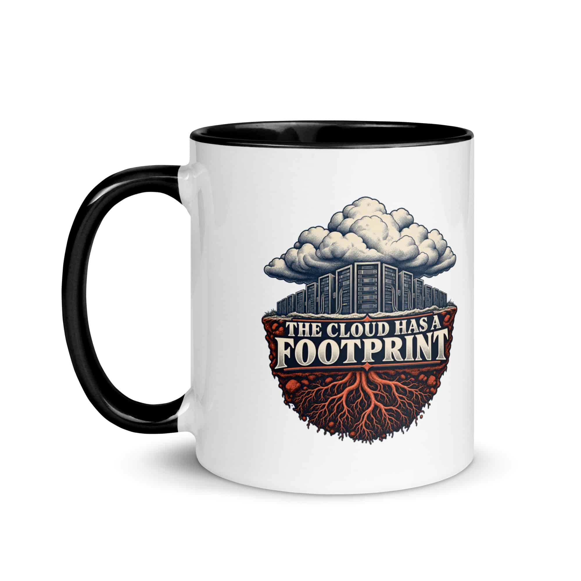 Color Inside Coffee Mug: The cloud has a footprint