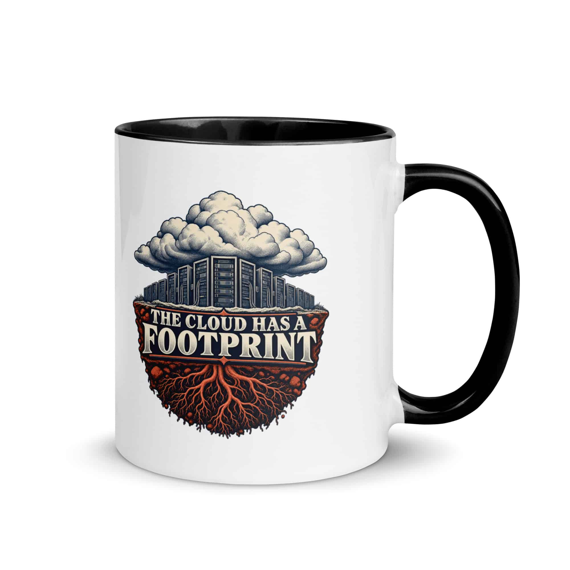Color Inside Coffee Mug: The cloud has a footprint