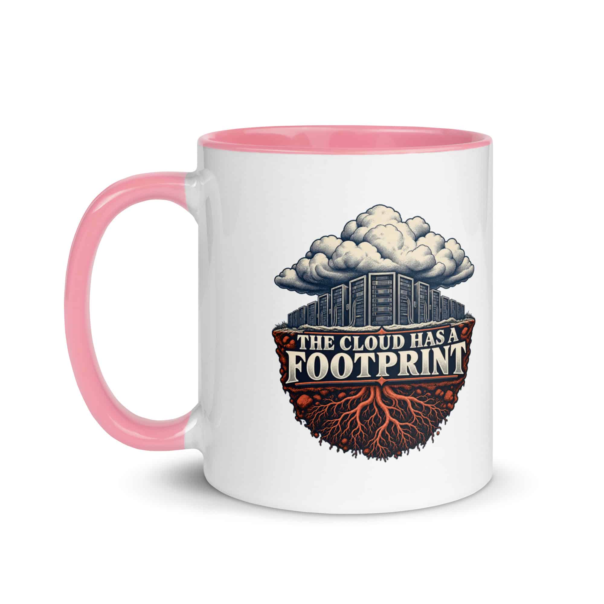 Color Inside Coffee Mug: The cloud has a footprint