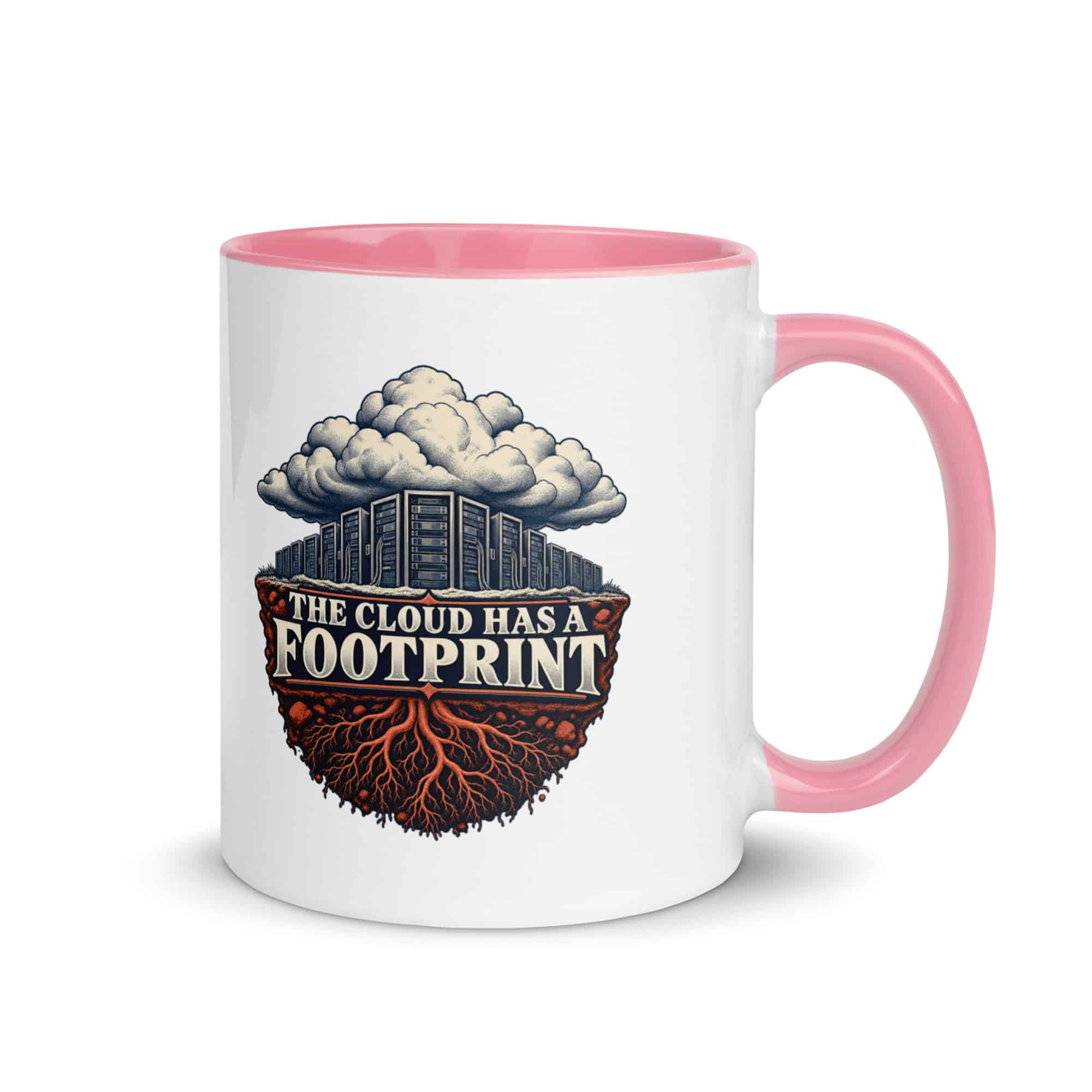 Color Inside Coffee Mug: The cloud has a footprint
