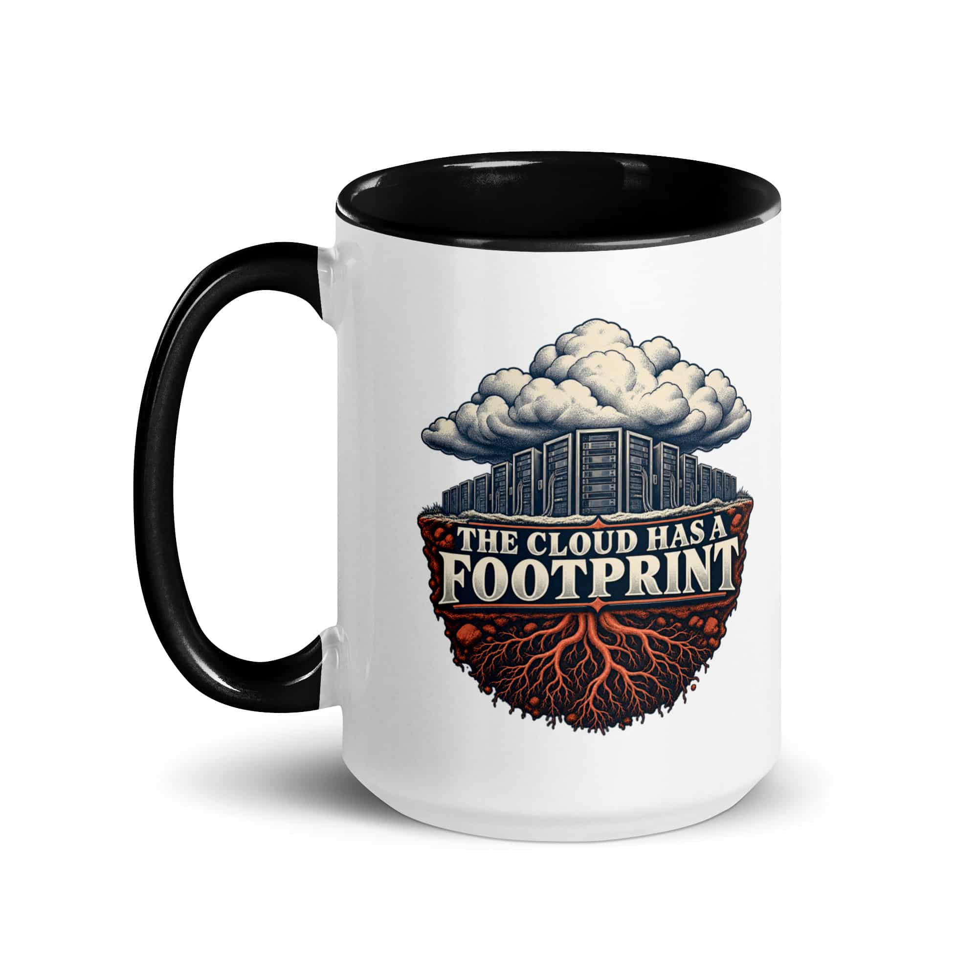 Color Inside Coffee Mug: The cloud has a footprint