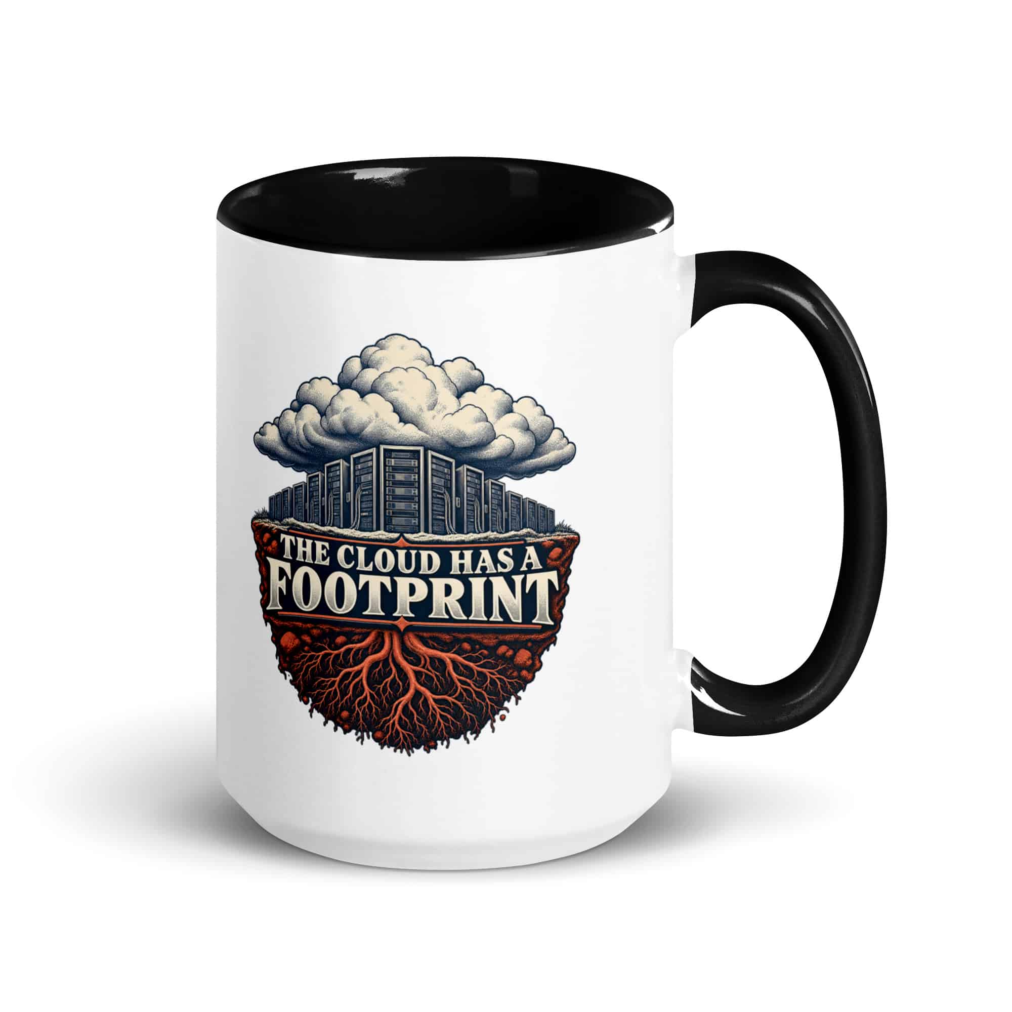 Color Inside Coffee Mug: The cloud has a footprint