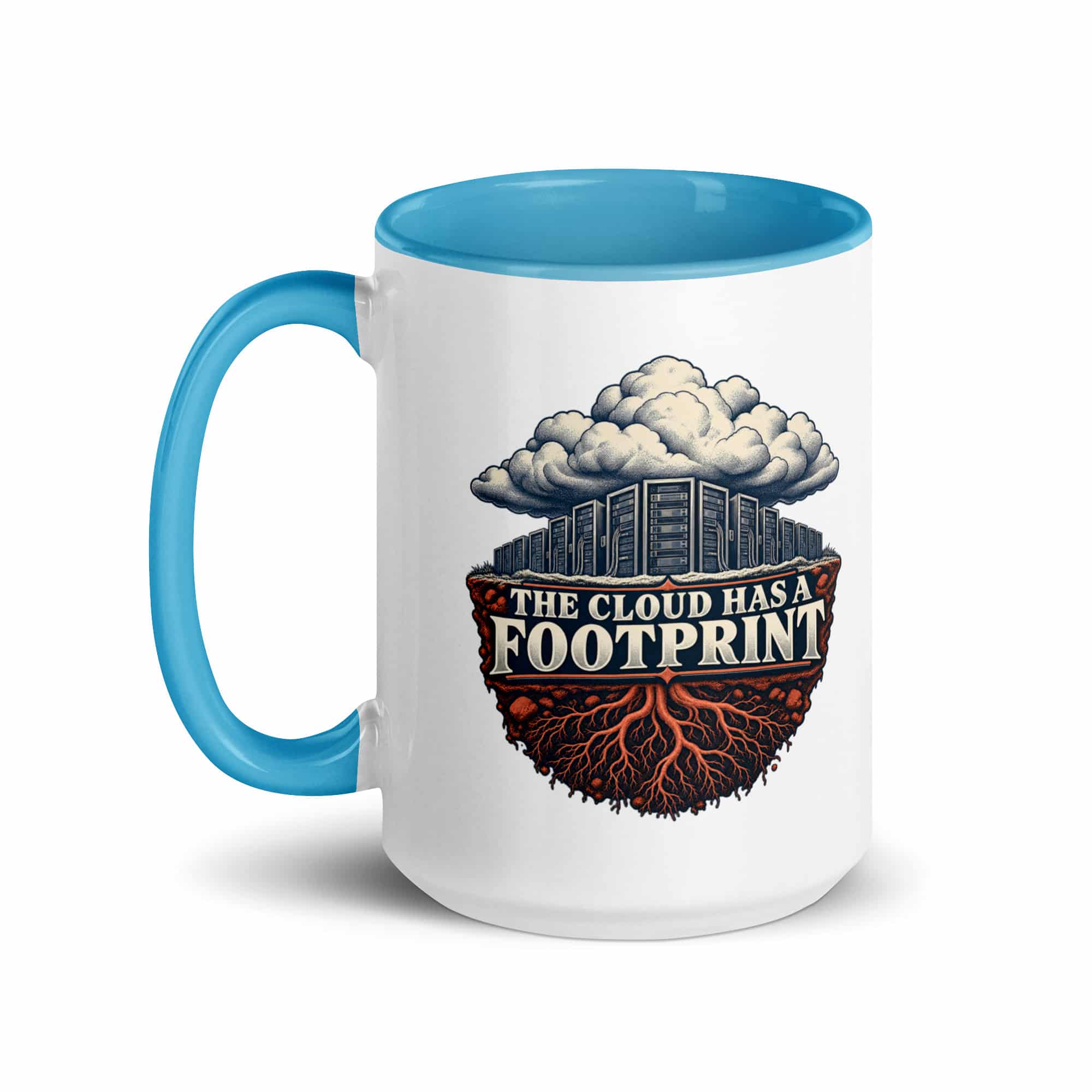 Color Inside Coffee Mug: The cloud has a footprint