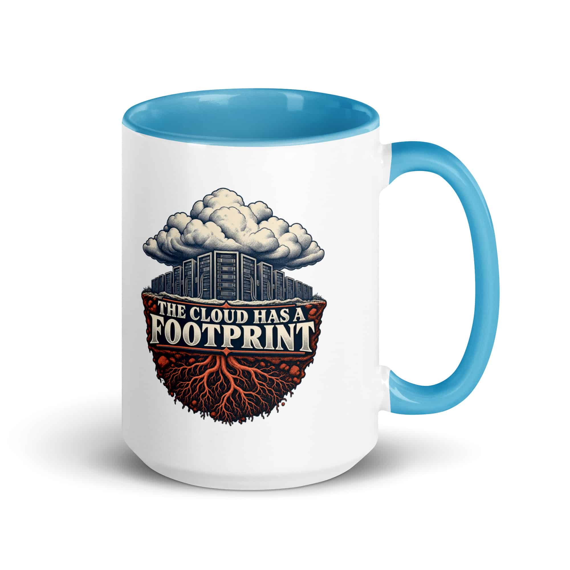 Color Inside Coffee Mug: The cloud has a footprint