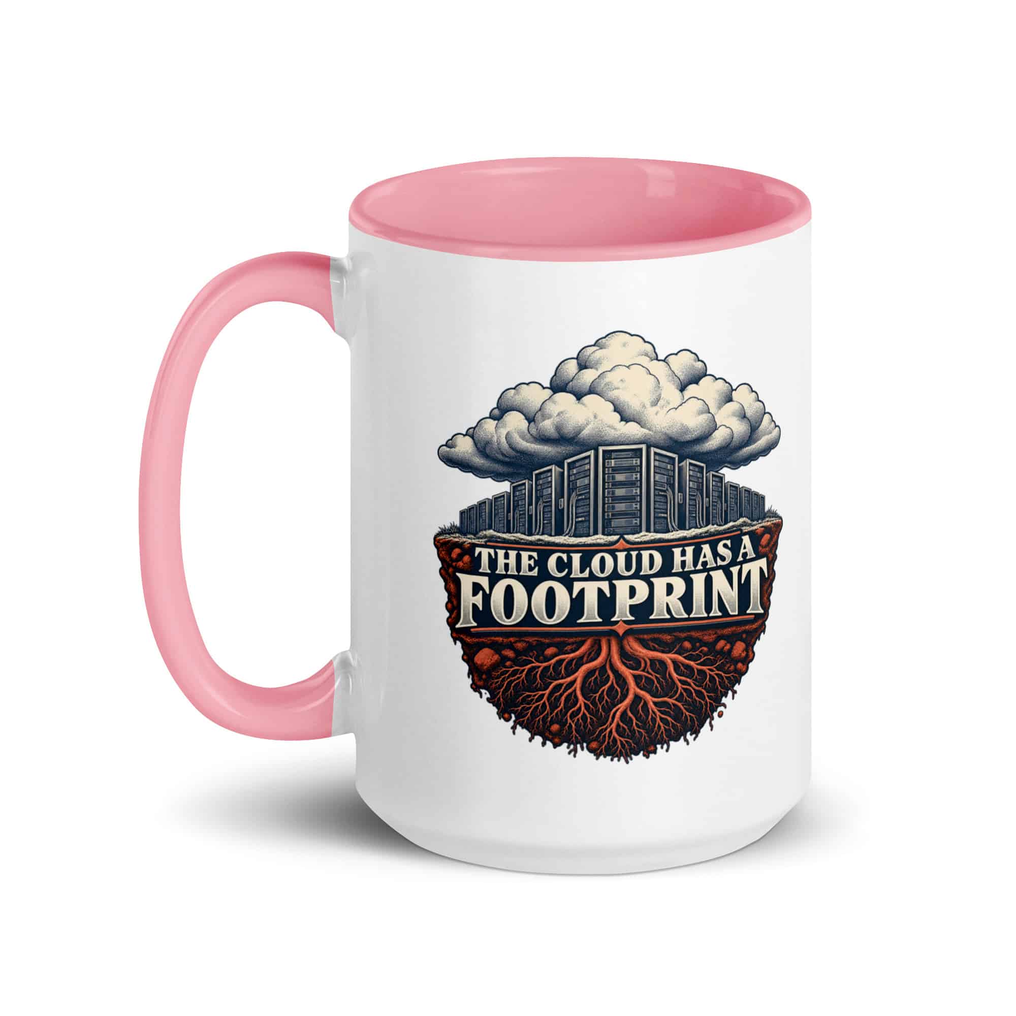 Color Inside Coffee Mug: The cloud has a footprint