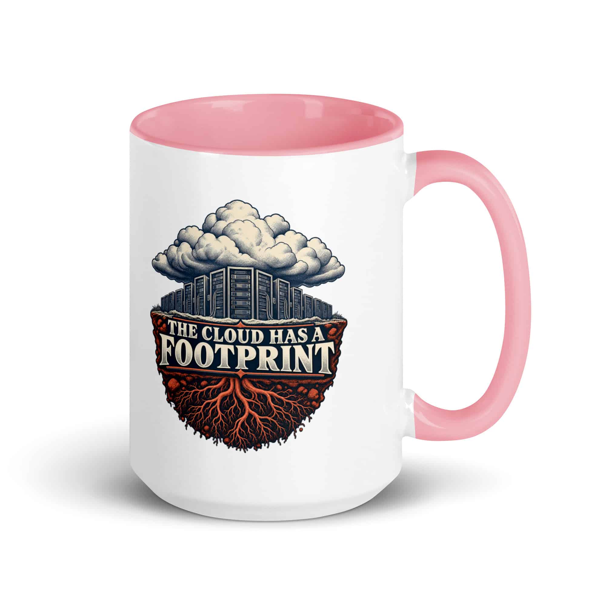 Color Inside Coffee Mug: The cloud has a footprint