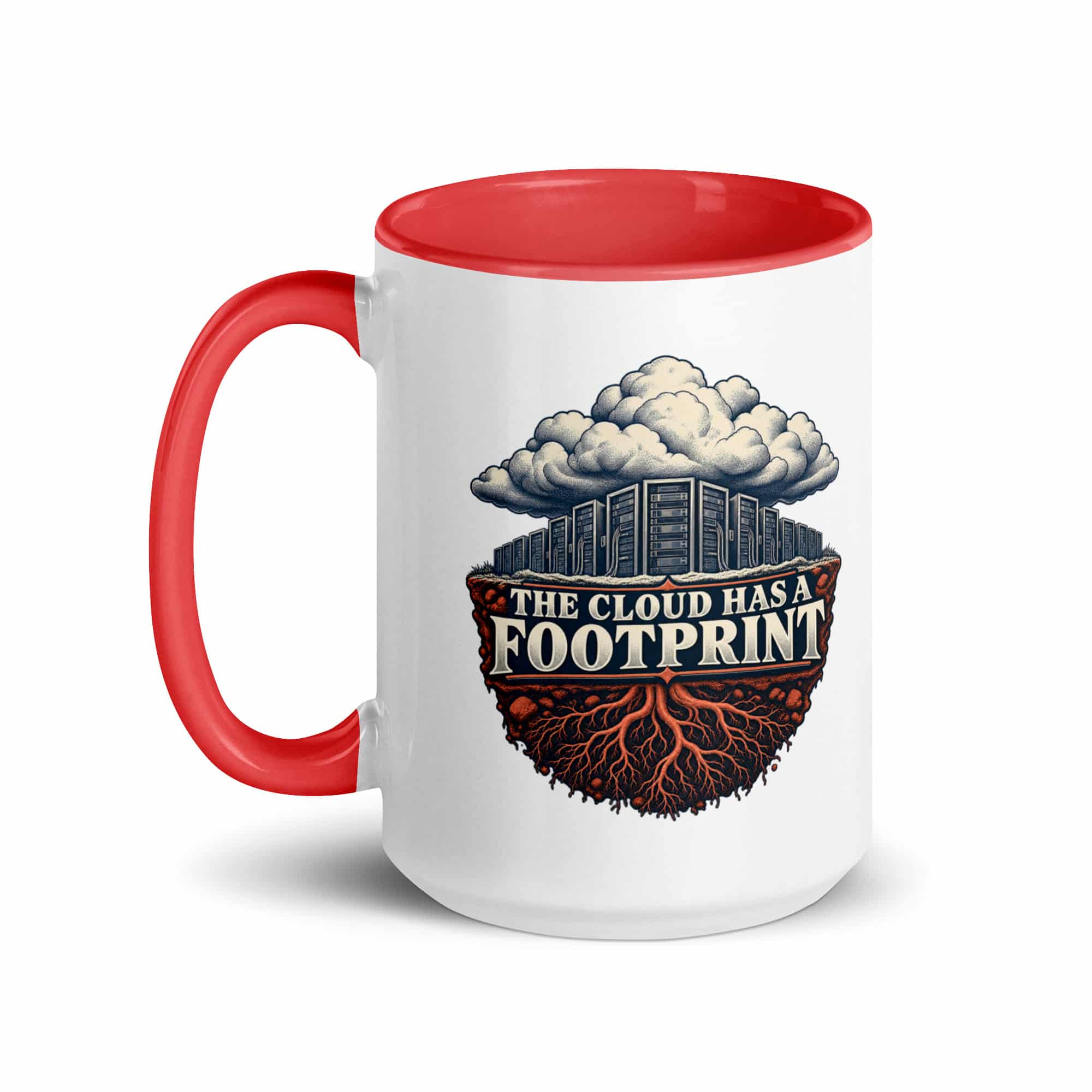 Color Inside Coffee Mug: The cloud has a footprint