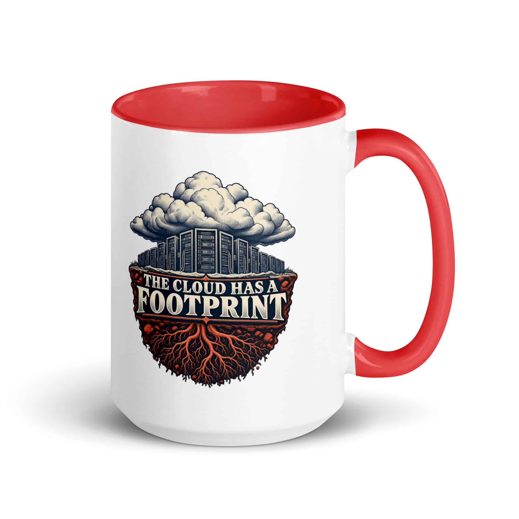 Color Inside Coffee Mug: The cloud has a footprint