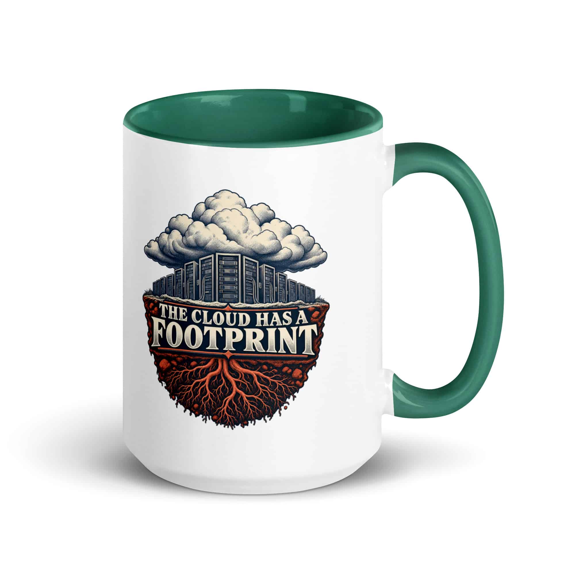 Color Inside Coffee Mug: The cloud has a footprint