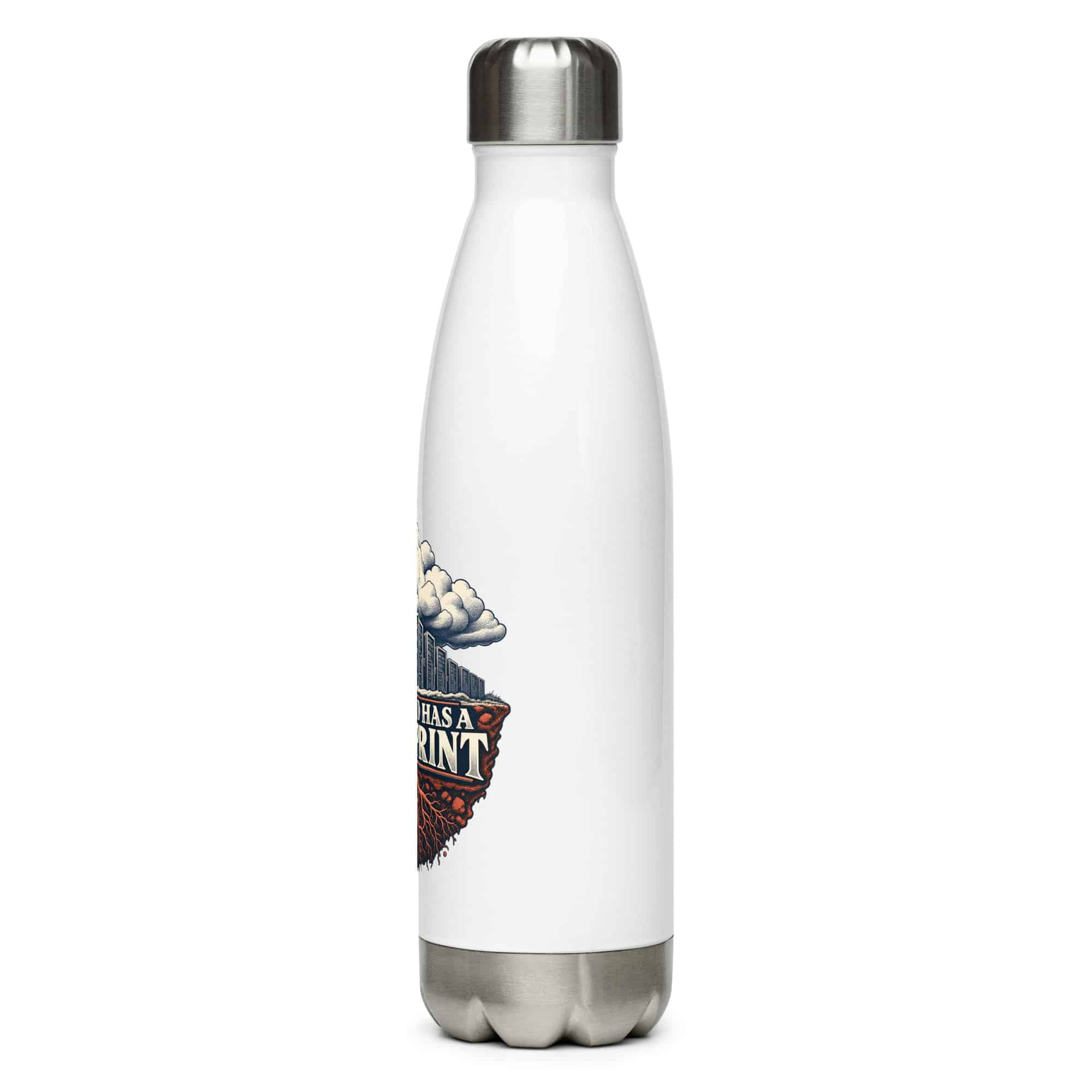 Stainless Steel Water Bottle: The cloud has a footprint