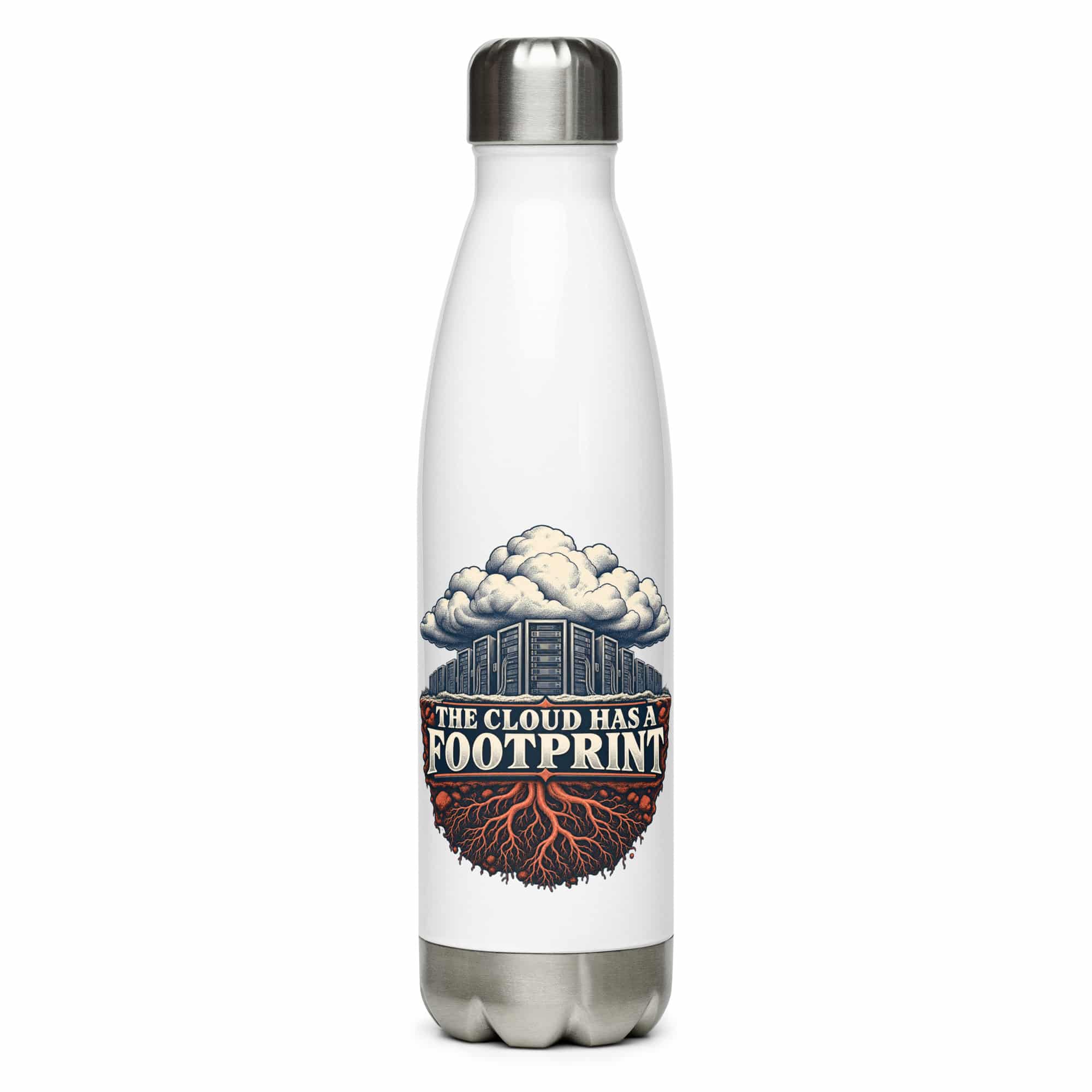 Stainless Steel Water Bottle: The cloud has a footprint