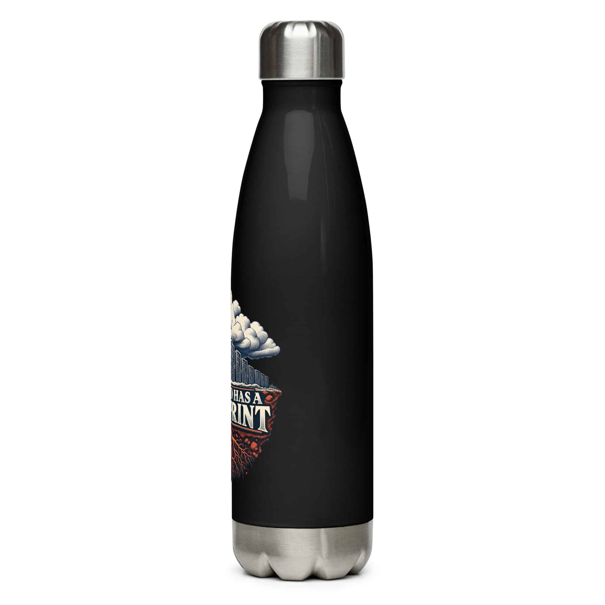 Stainless Steel Water Bottle: The cloud has a footprint