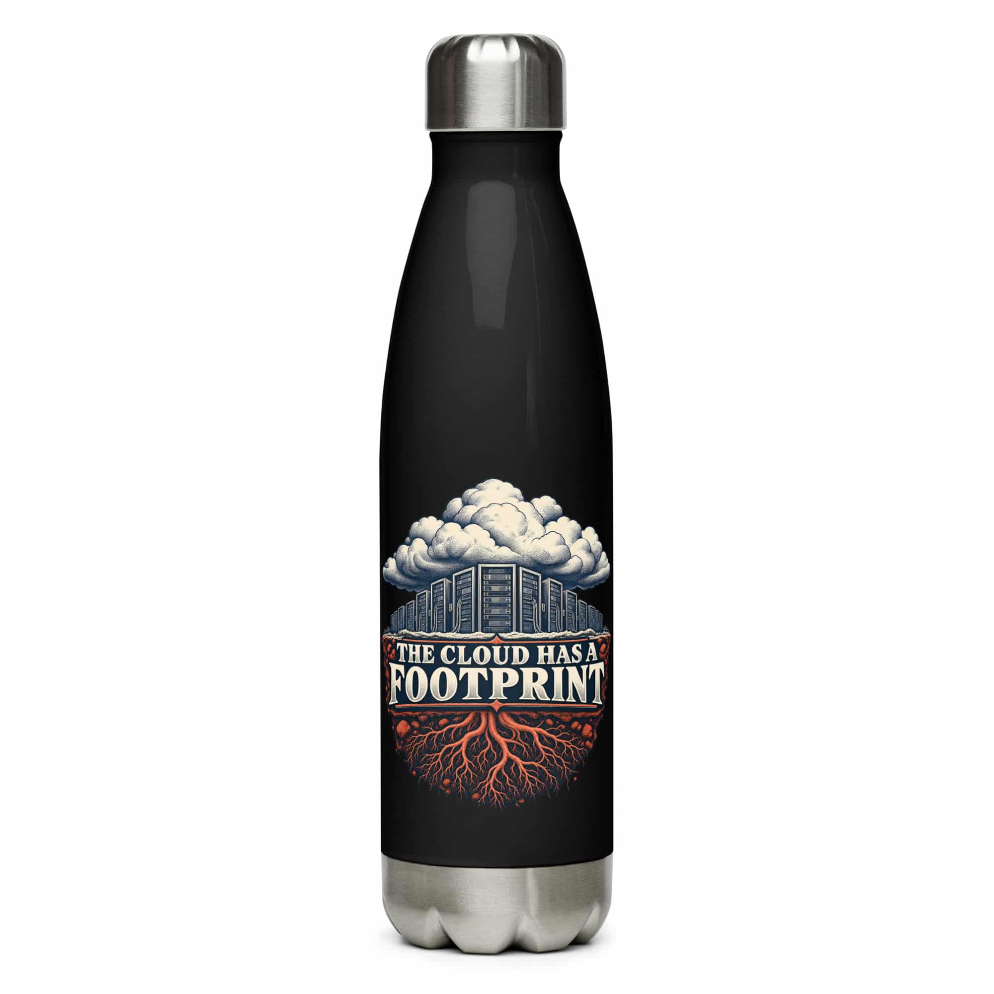 Stainless Steel Water Bottle: The cloud has a footprint