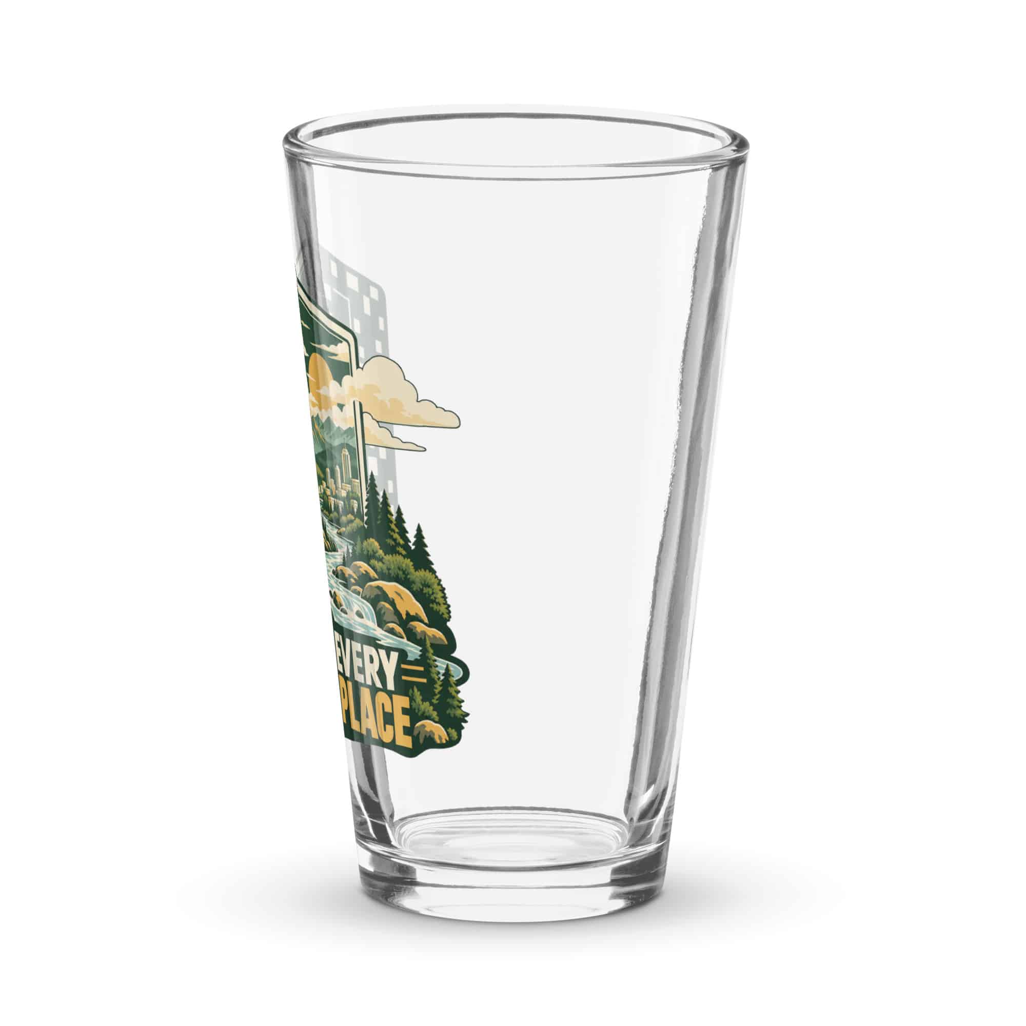 Pint Glass: Behind every byte, a place