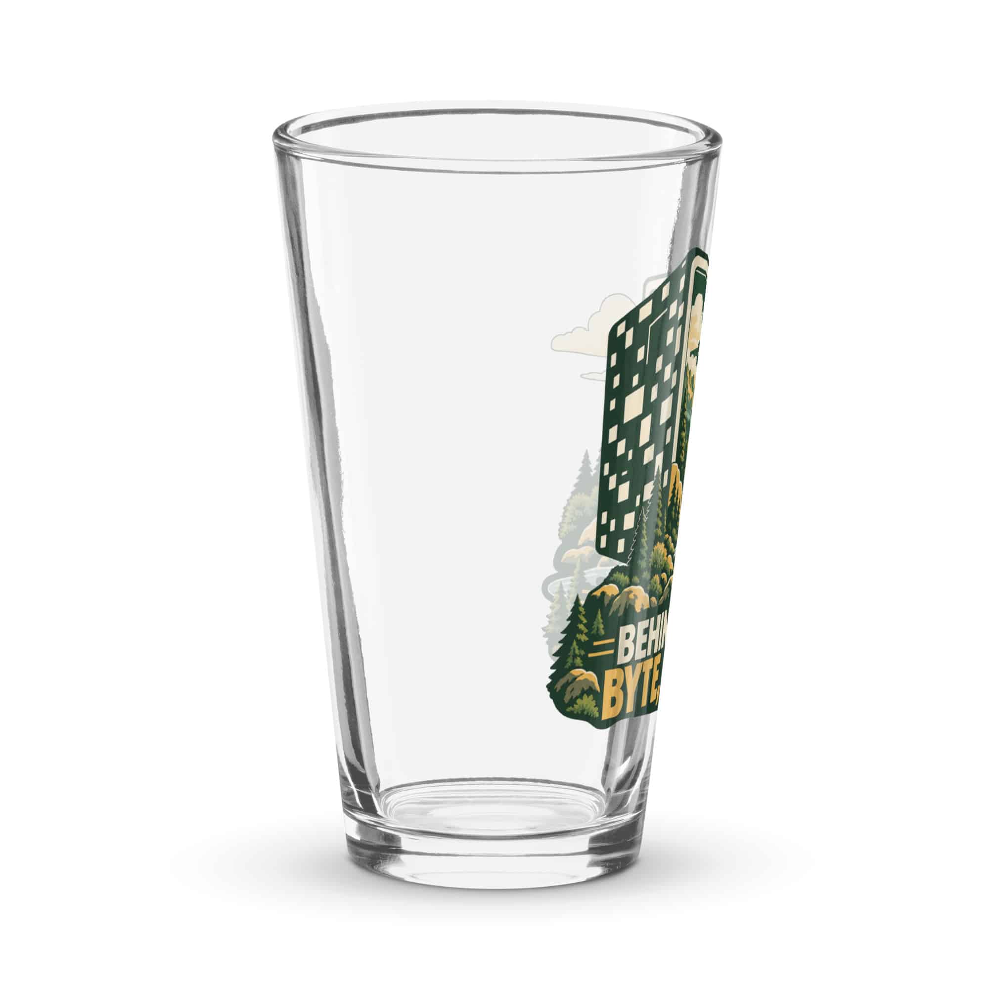 Pint Glass: Behind every byte, a place