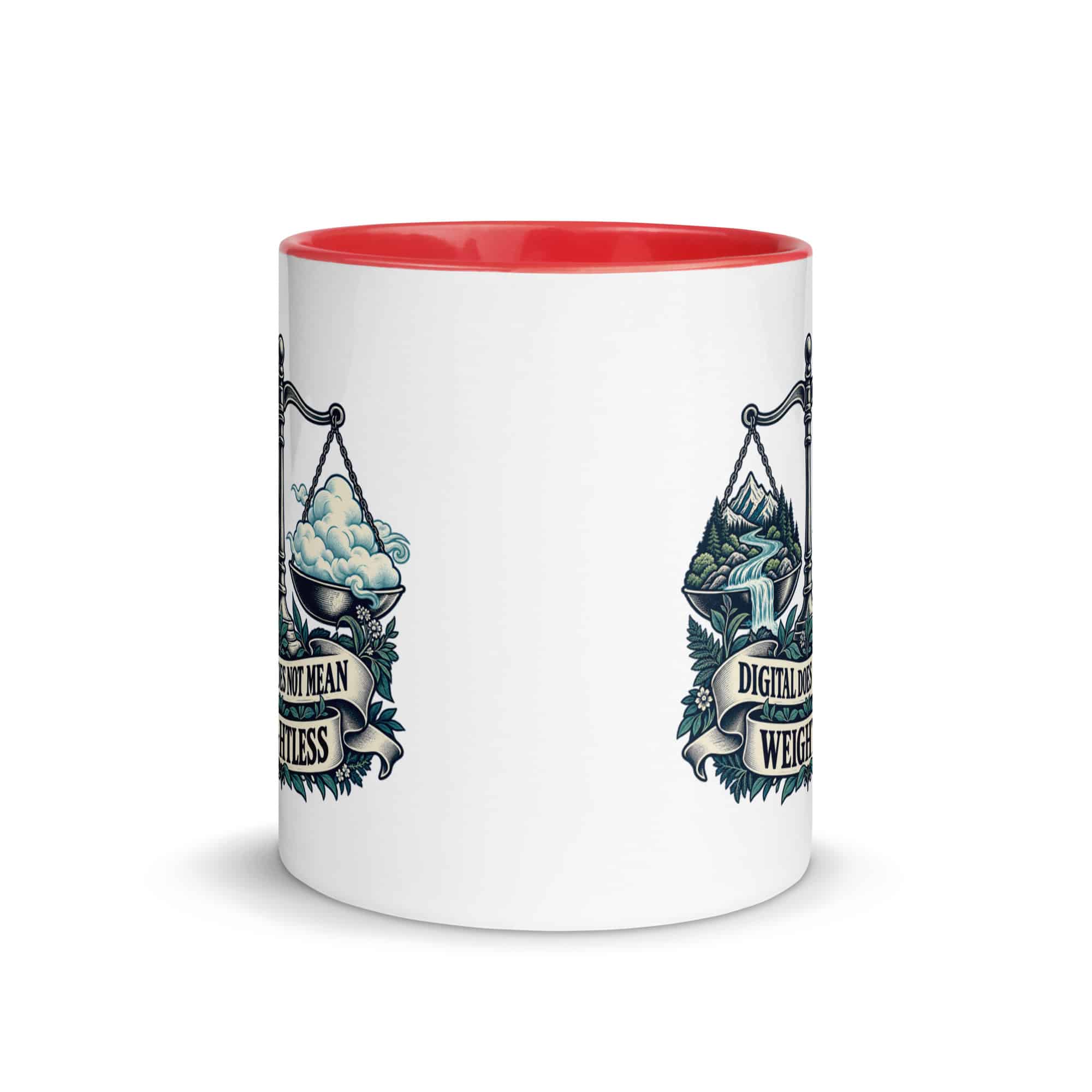 Color Inside Coffee Mug: Digital does not mean weightless