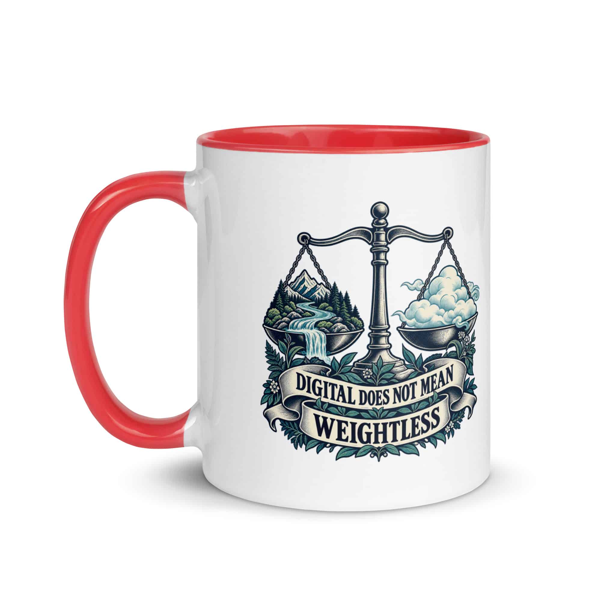 Color Inside Coffee Mug: Digital does not mean weightless