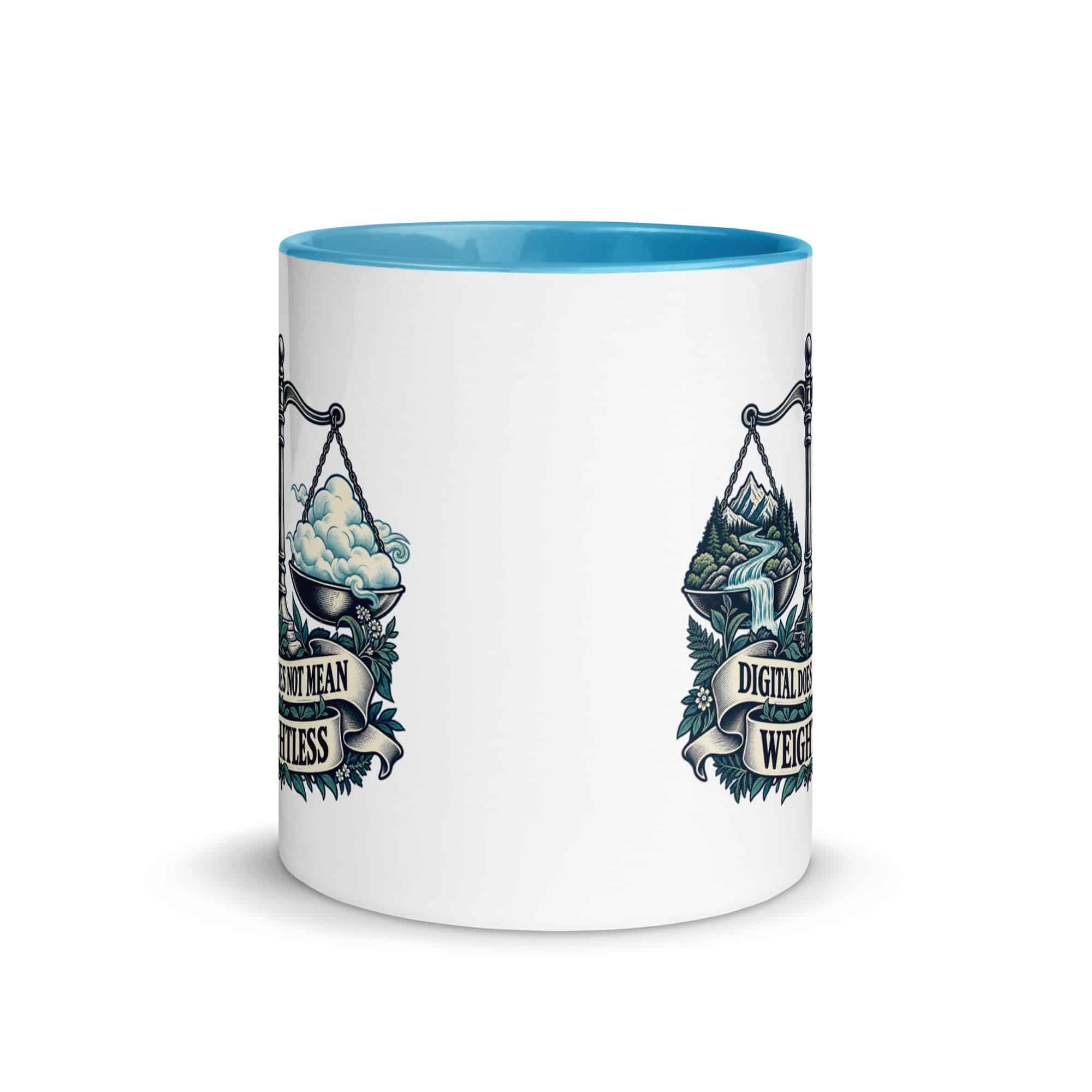 Color Inside Coffee Mug: Digital does not mean weightless