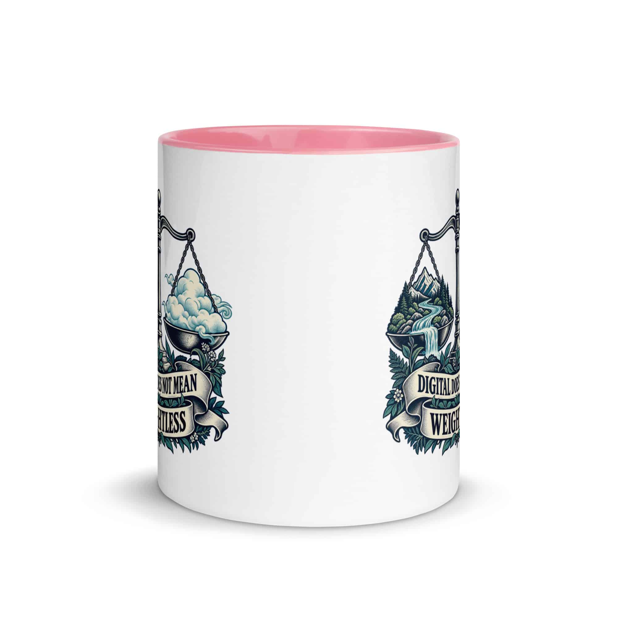 Color Inside Coffee Mug: Digital does not mean weightless