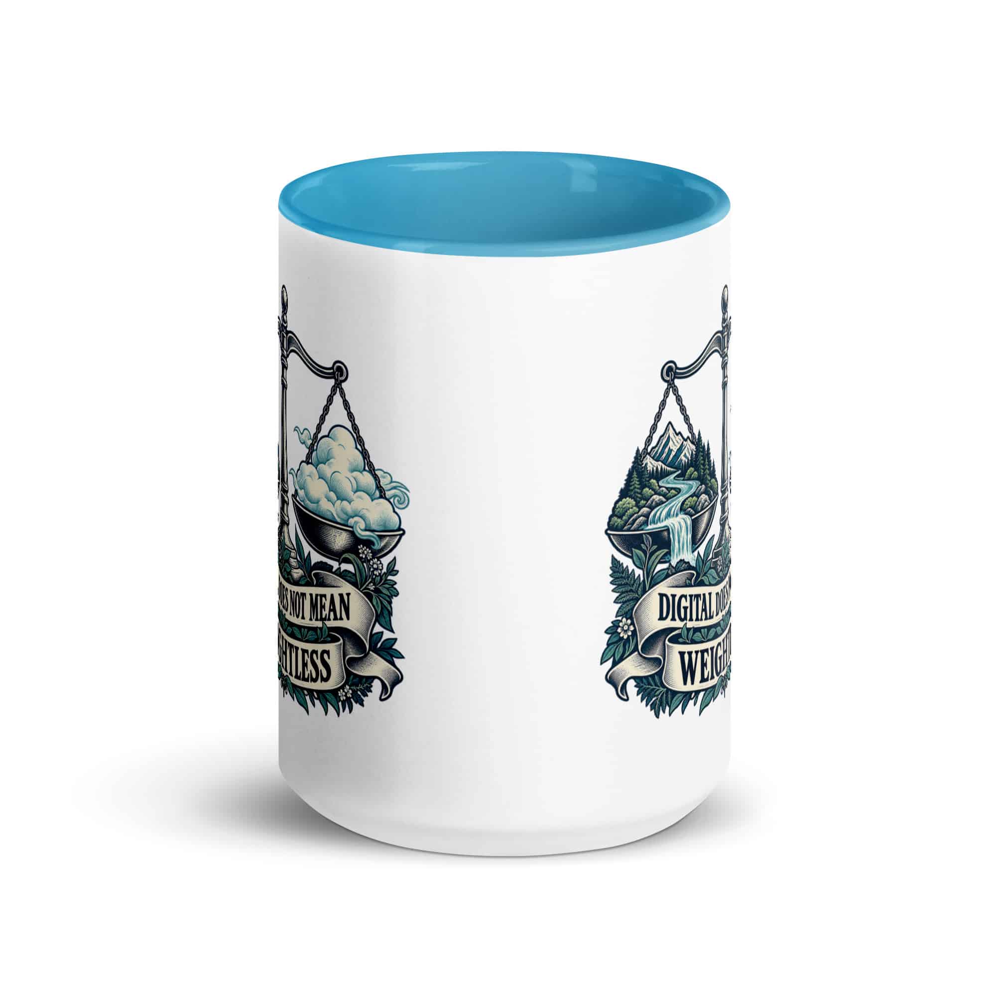 Color Inside Coffee Mug: Digital does not mean weightless