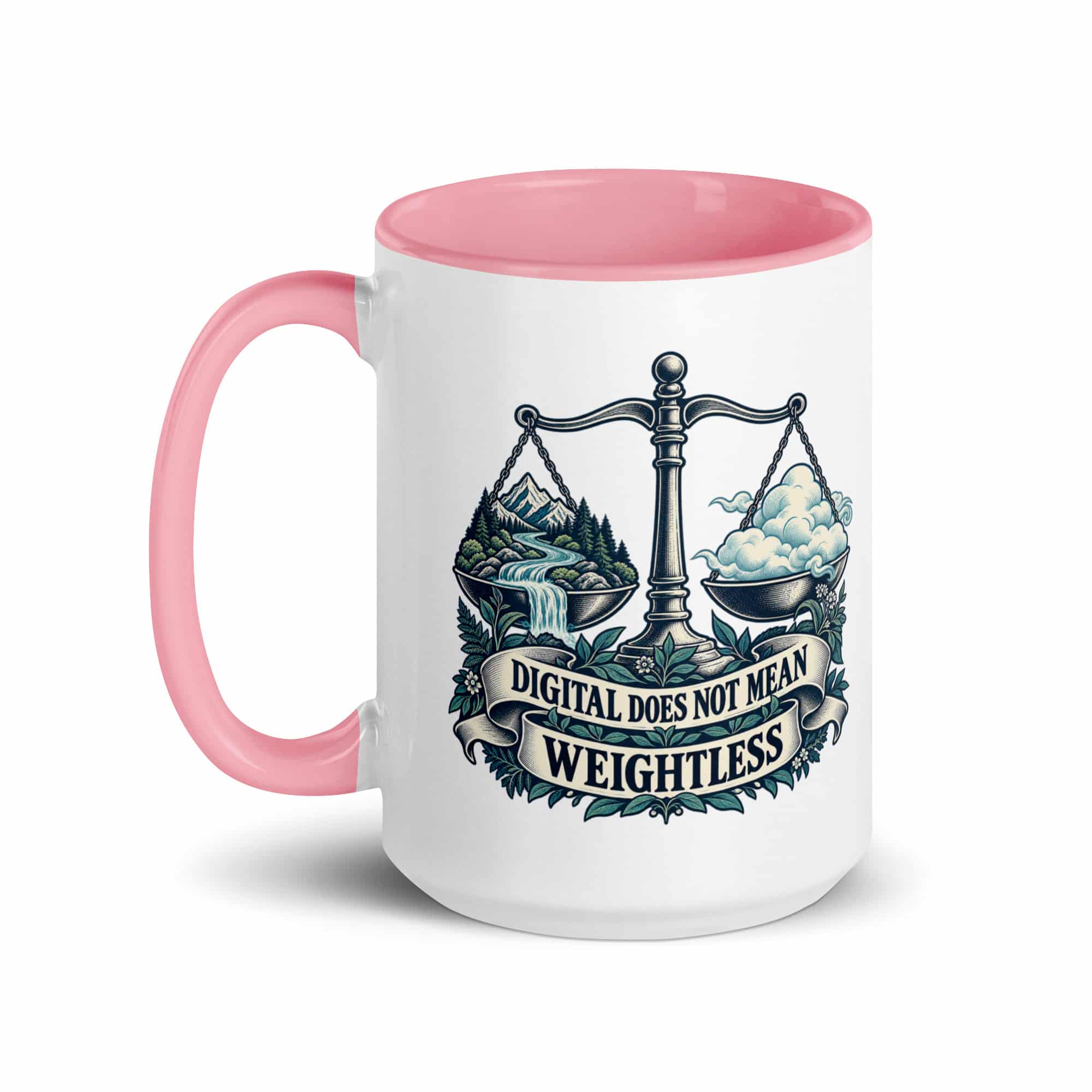 Color Inside Coffee Mug: Digital does not mean weightless