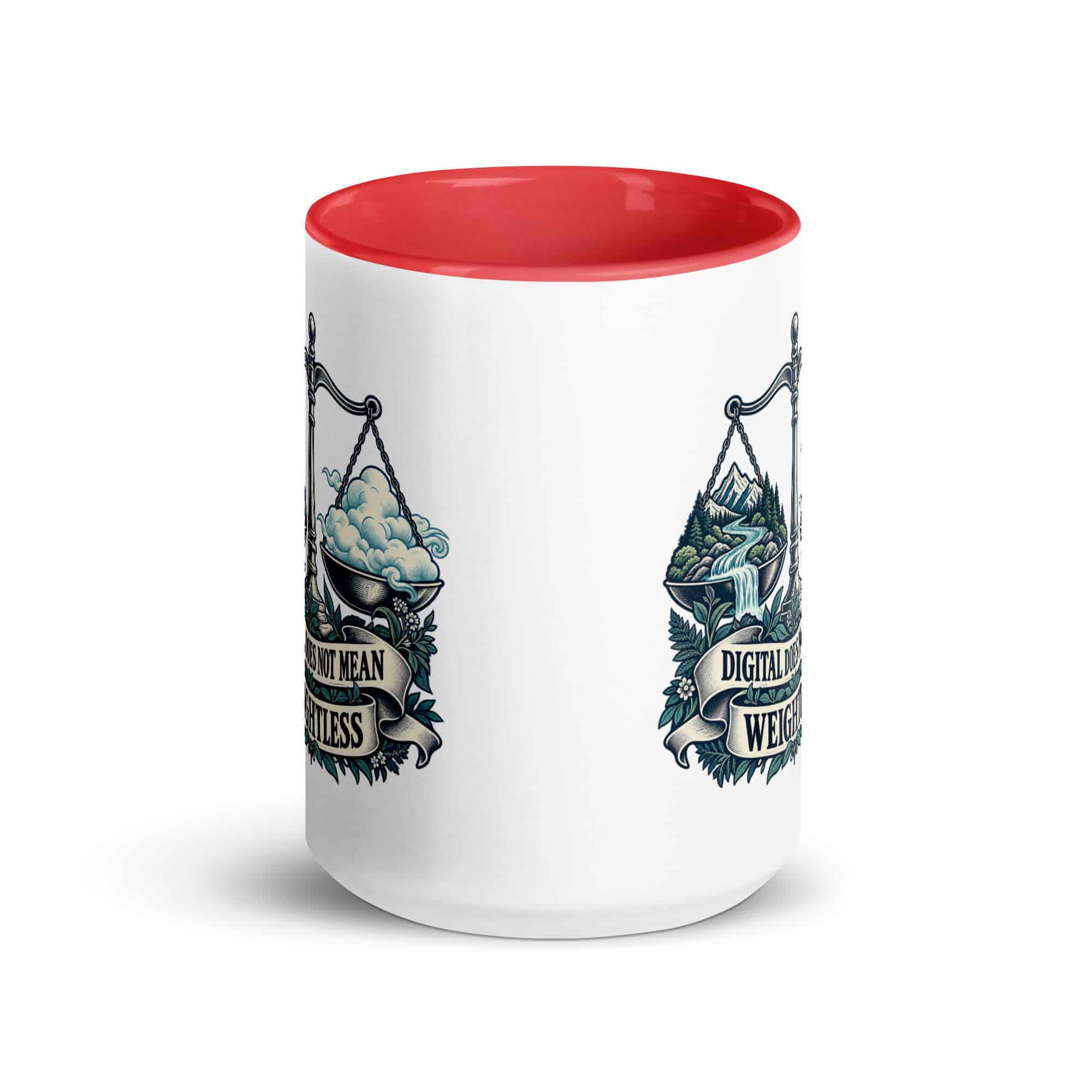 Color Inside Coffee Mug: Digital does not mean weightless