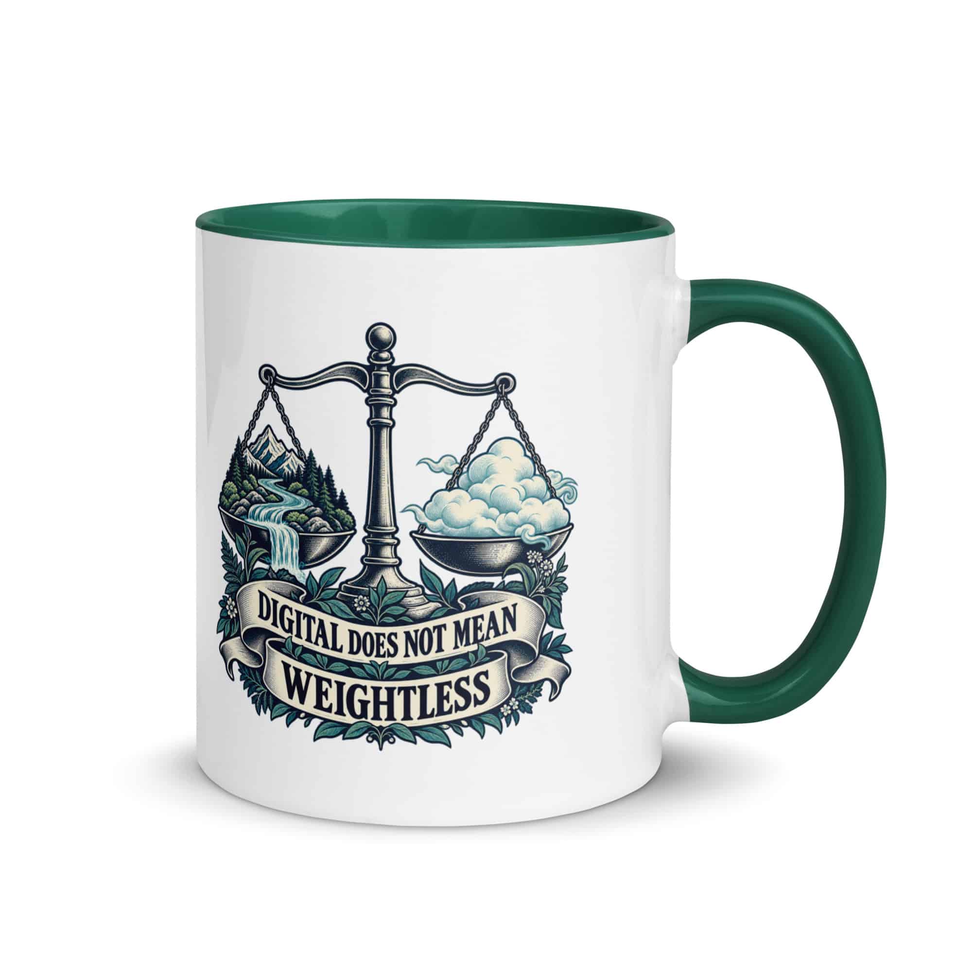 Color Inside Coffee Mug: Digital does not mean weightless