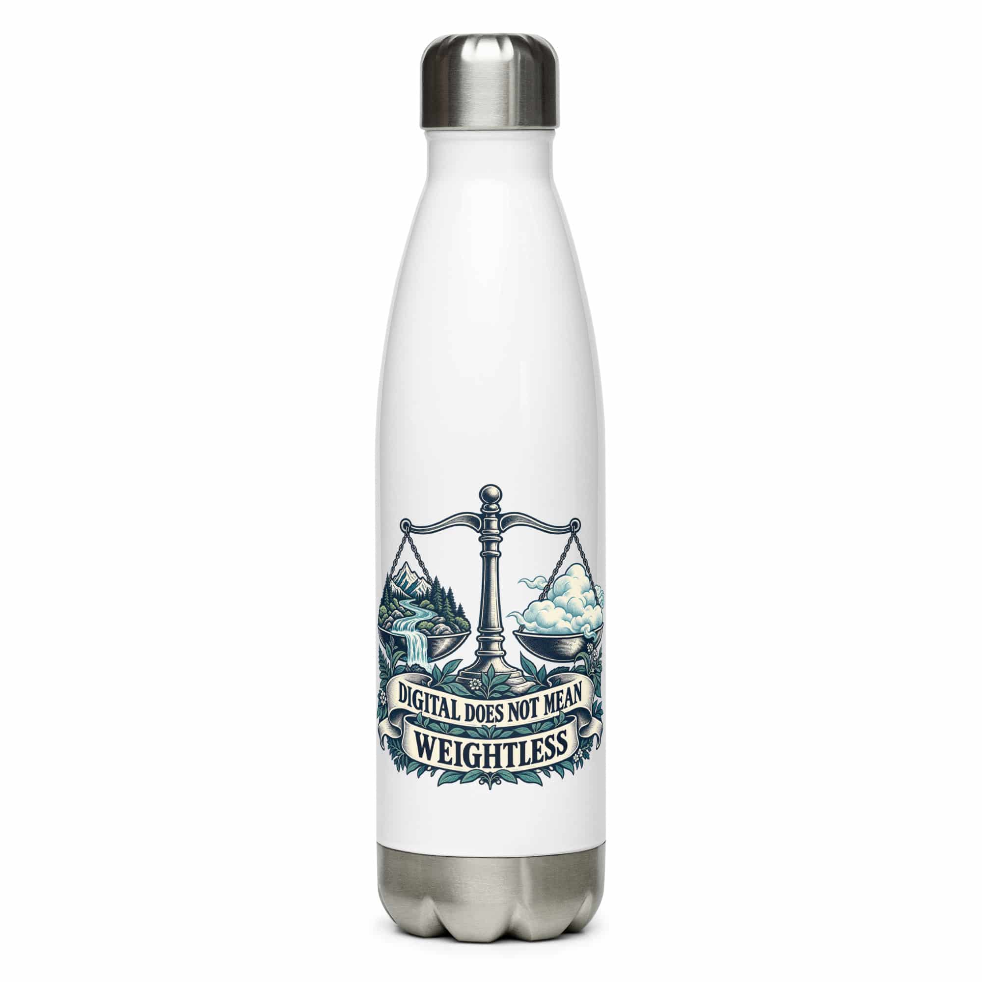 Stainless Steel Water Bottle: Digital does not mean weightless