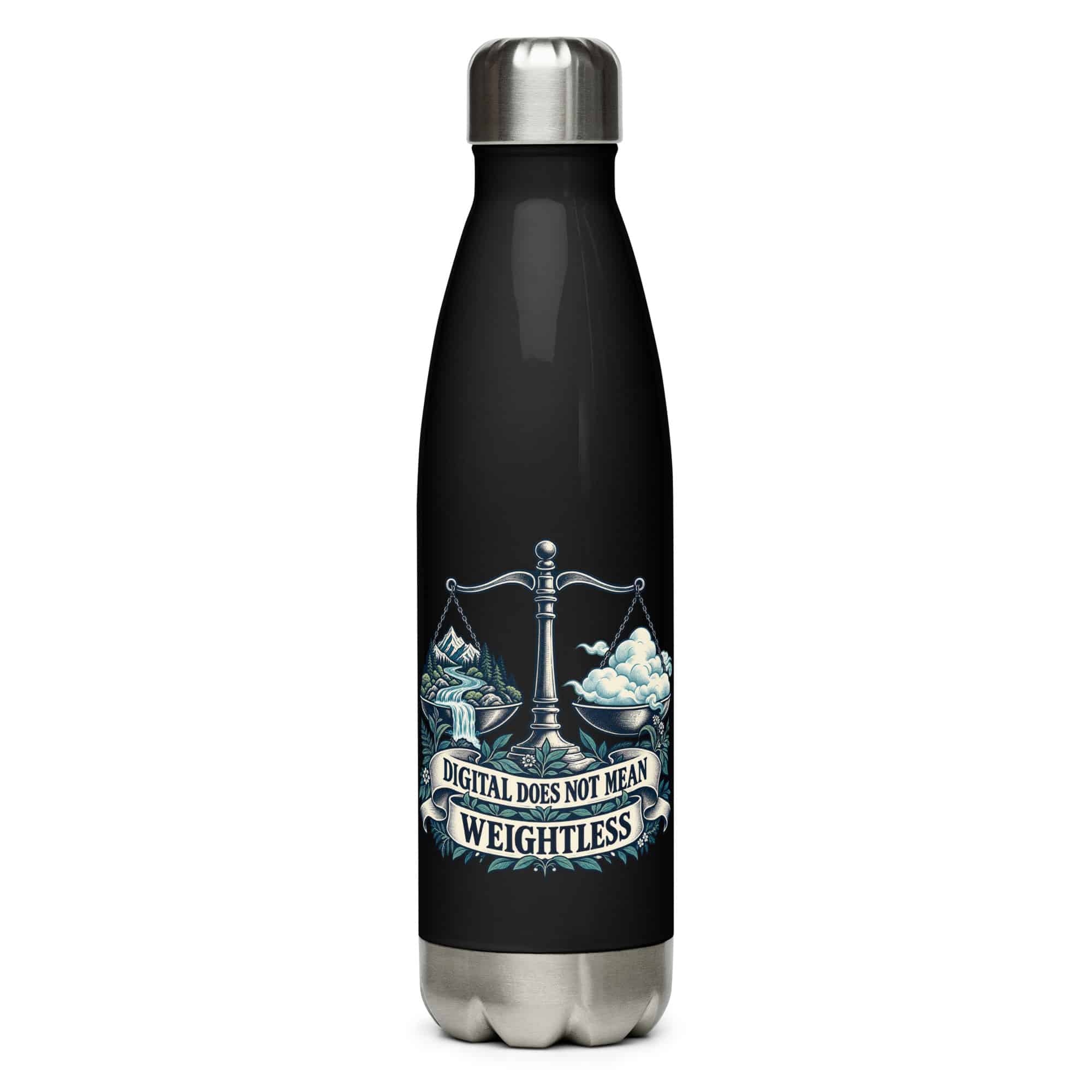 Stainless Steel Water Bottle: Digital does not mean weightless